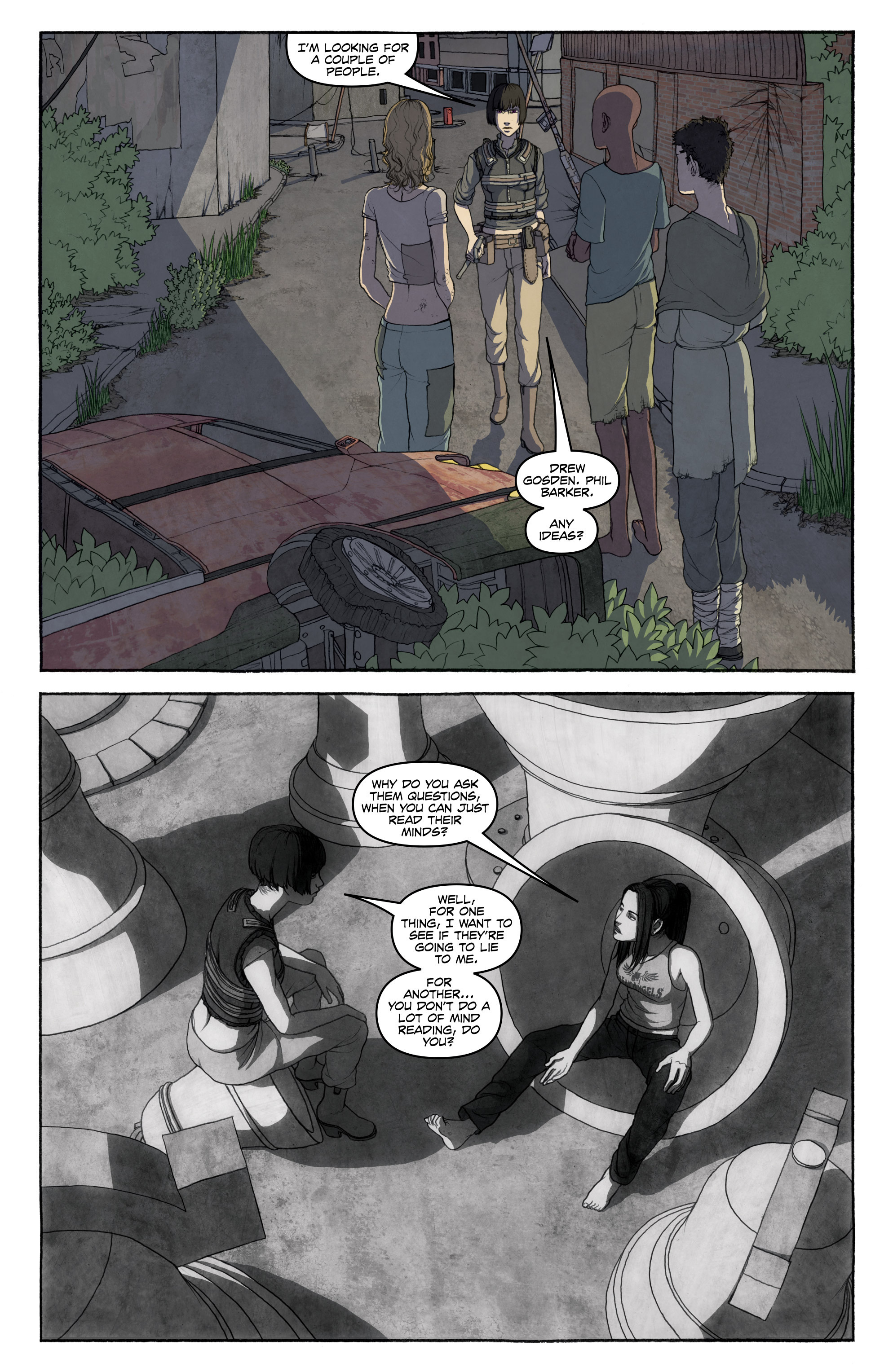 Read online FreakAngels comic -  Issue #3 - 99