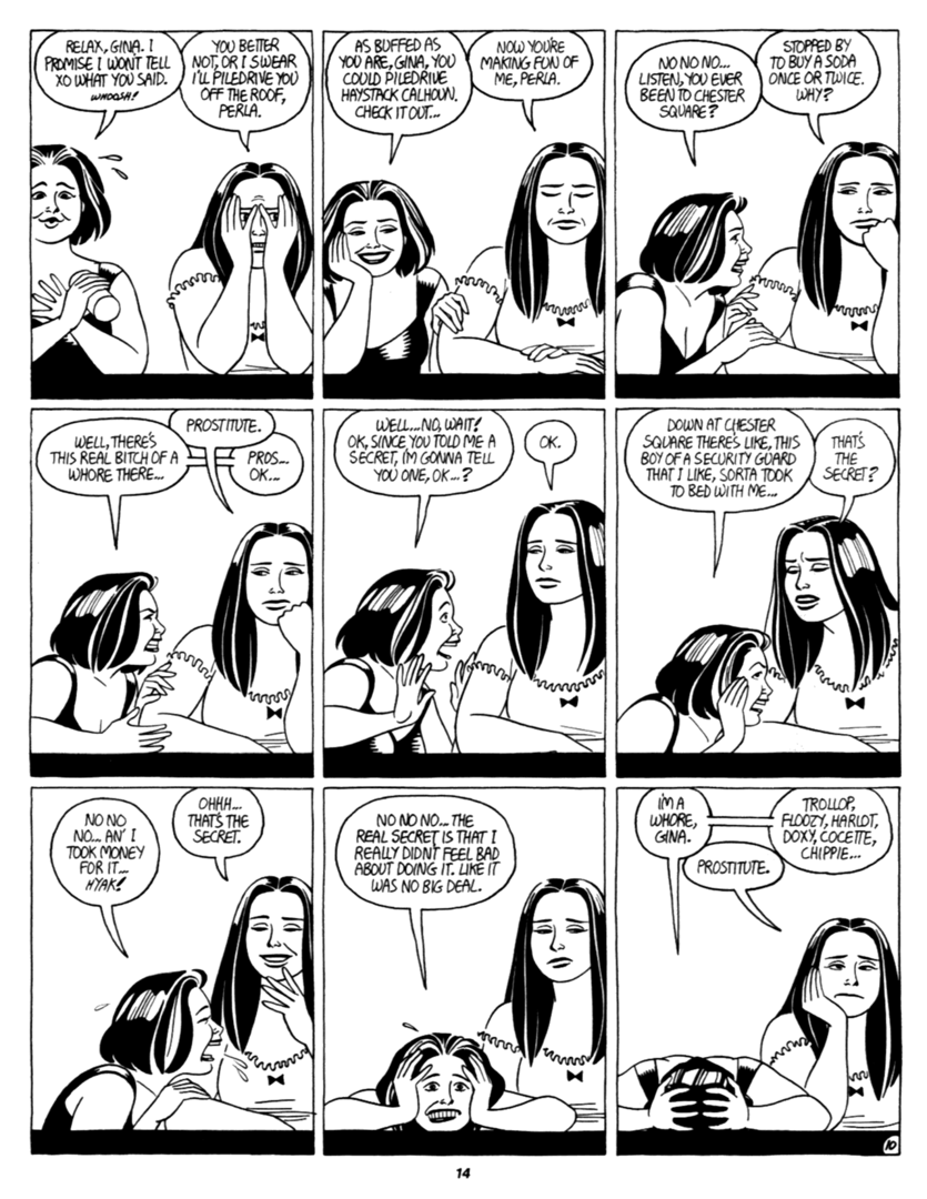 Read online Love and Rockets (1982) comic -  Issue #41 - 16