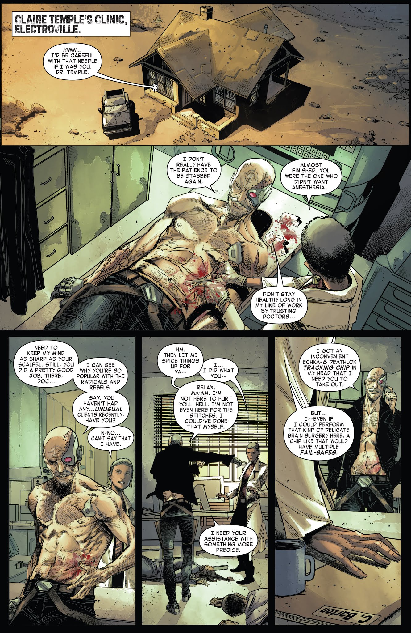 Read online Old Man Hawkeye comic -  Issue #5 - 7
