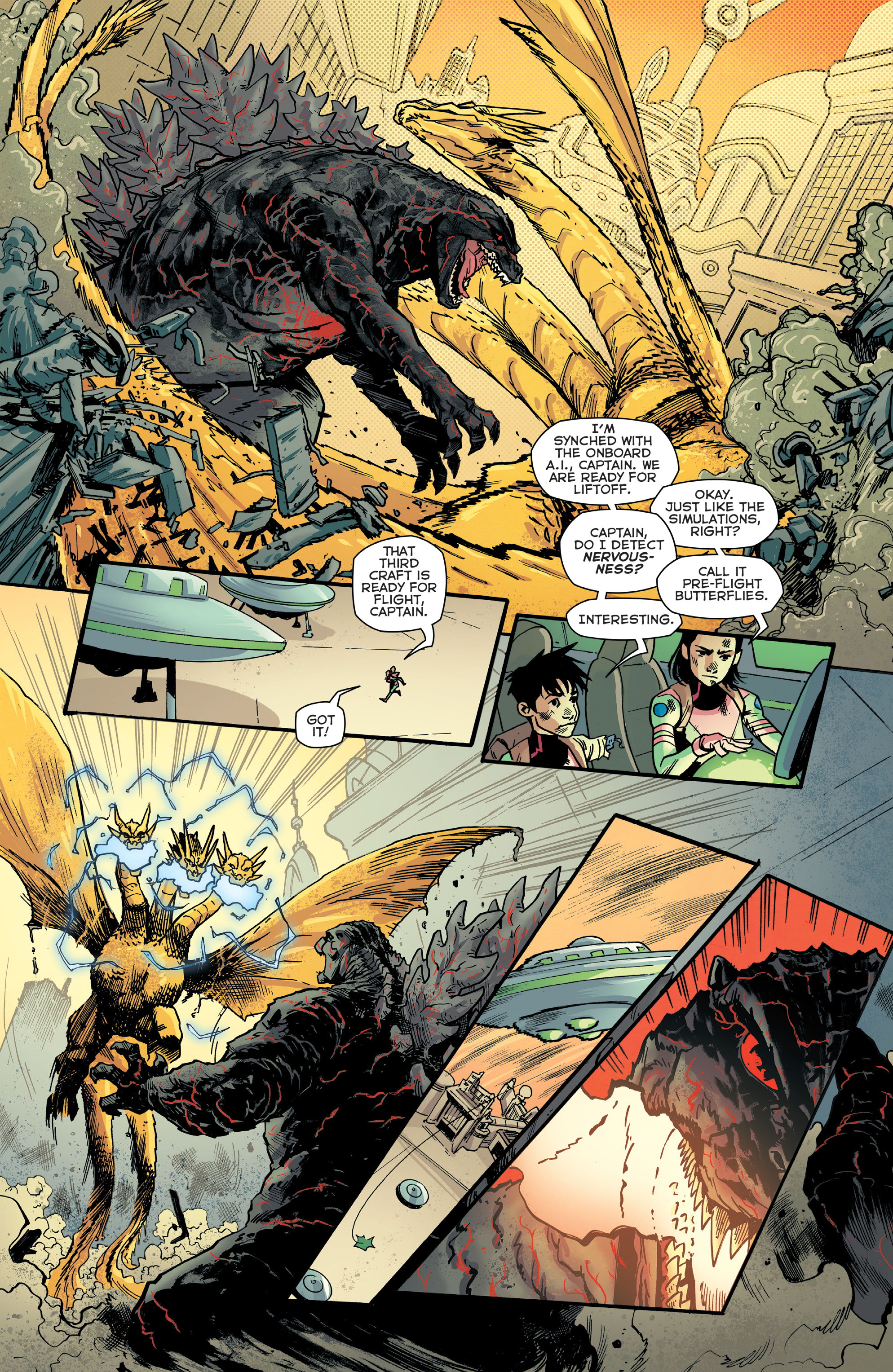 Read online Godzilla Rivals: Vs. King Ghidorah comic -  Issue # Full - 36