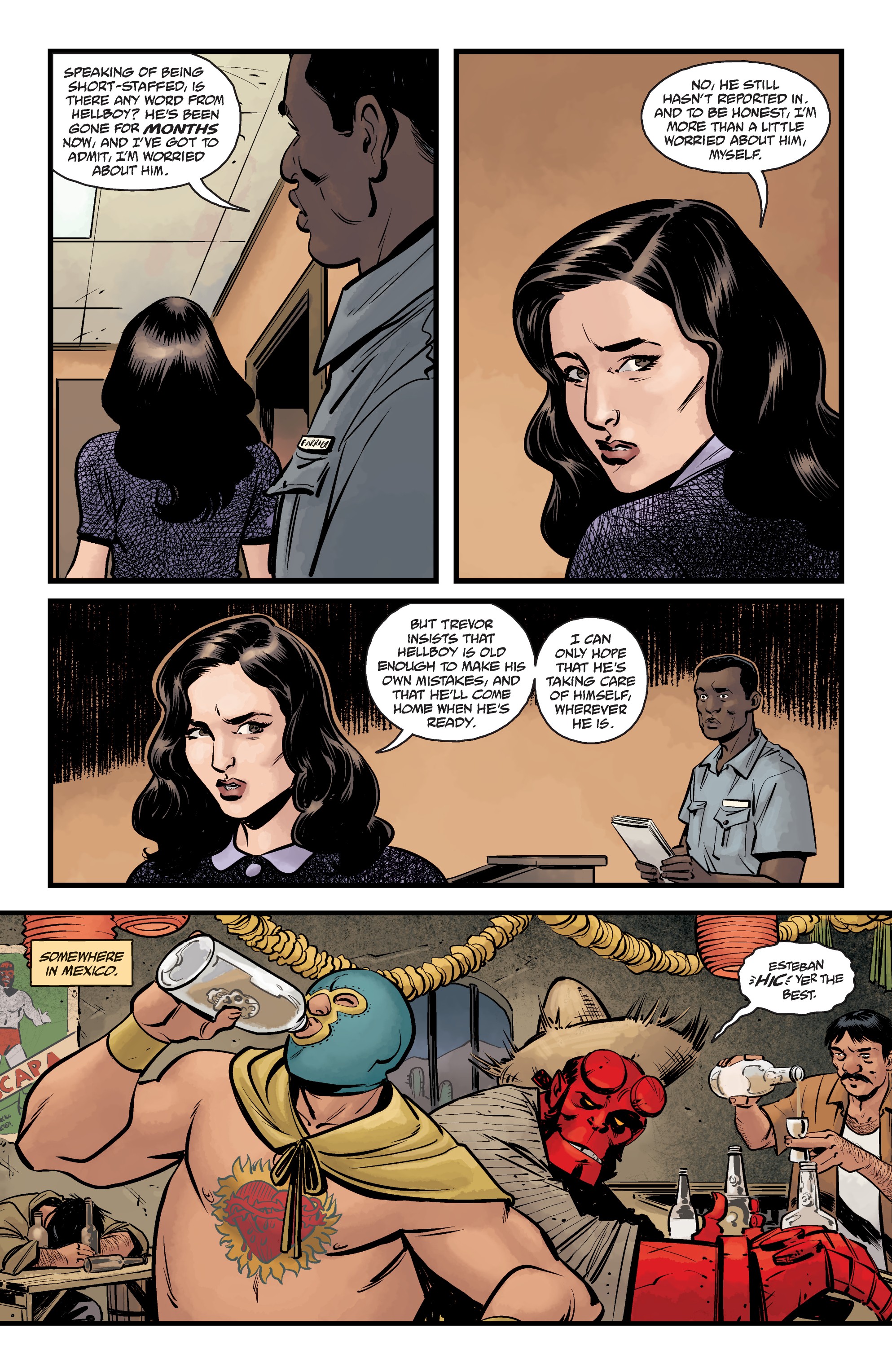 Read online Hellboy and the B.P.R.D. 1956 comic -  Issue #3 - 11