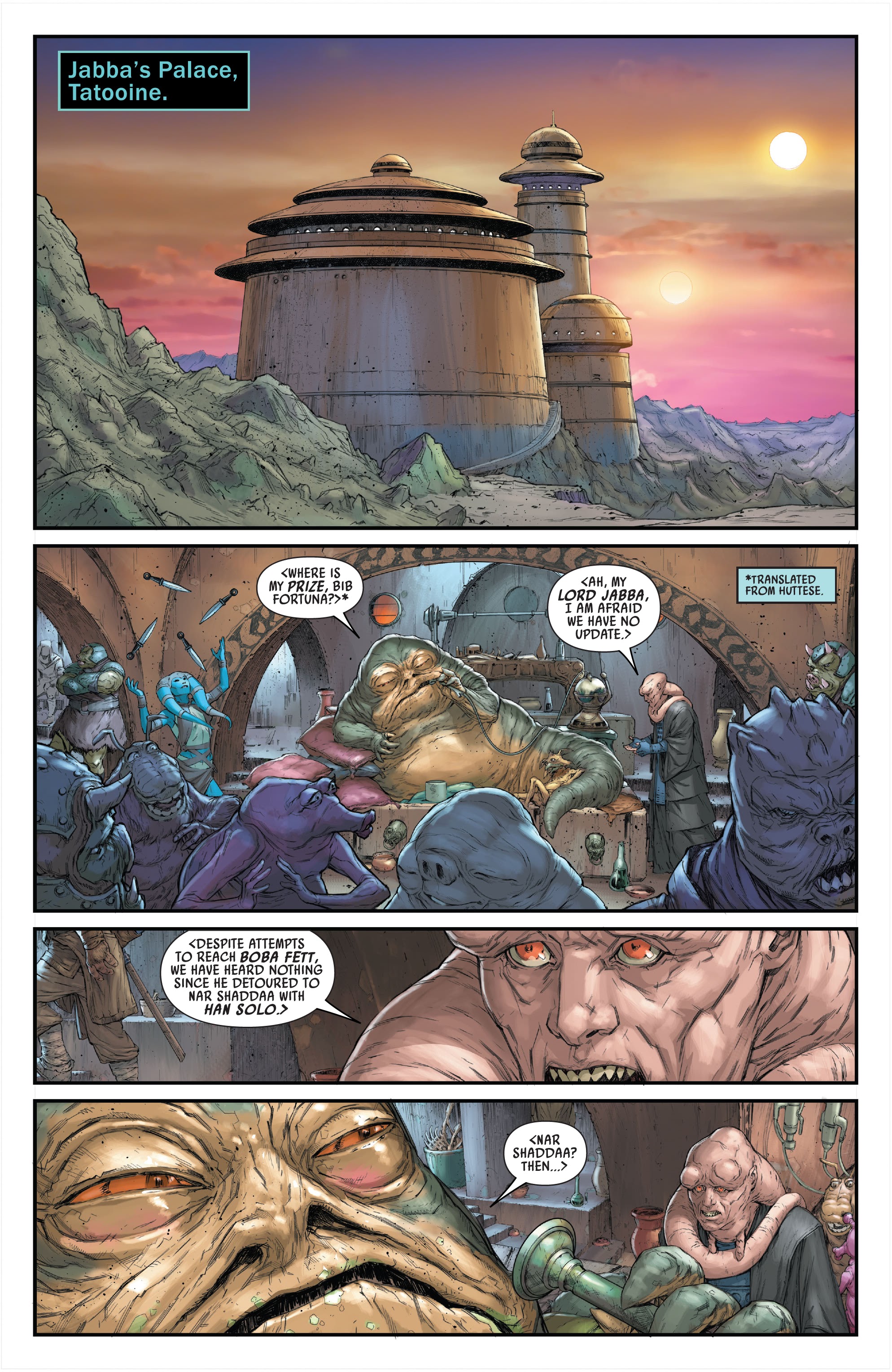 Read online Star Wars: War Of The Bounty Hunters - Jabba The Hutt comic -  Issue # Full - 3