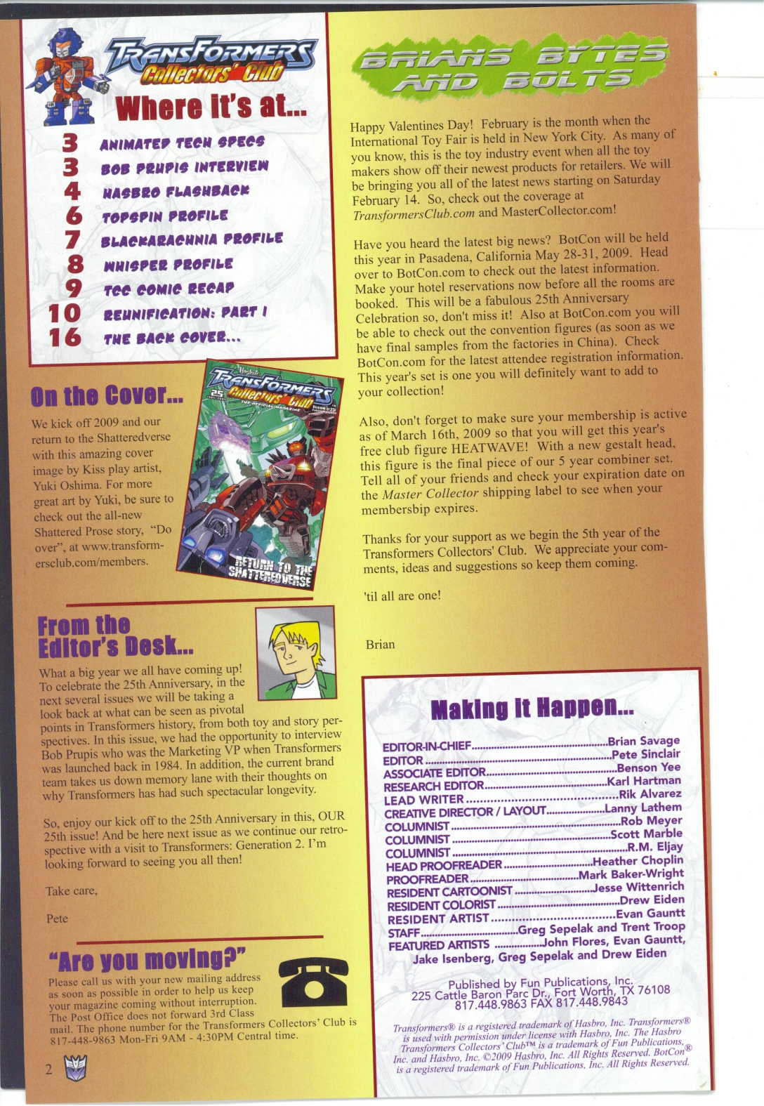 Read online Transformers: Collectors' Club comic -  Issue #25 - 2