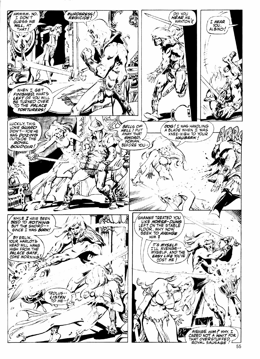 Read online The Savage Sword Of Conan comic -  Issue #83 - 52