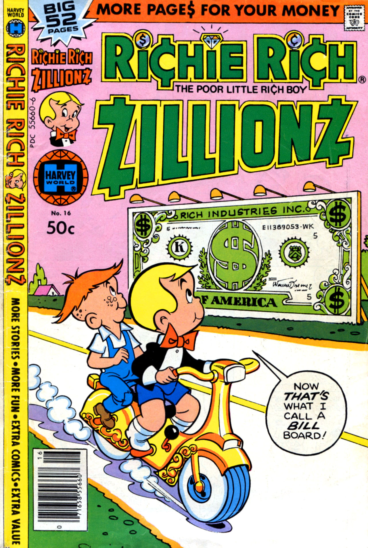 Read online Richie Rich Zillionz comic -  Issue #16 - 1