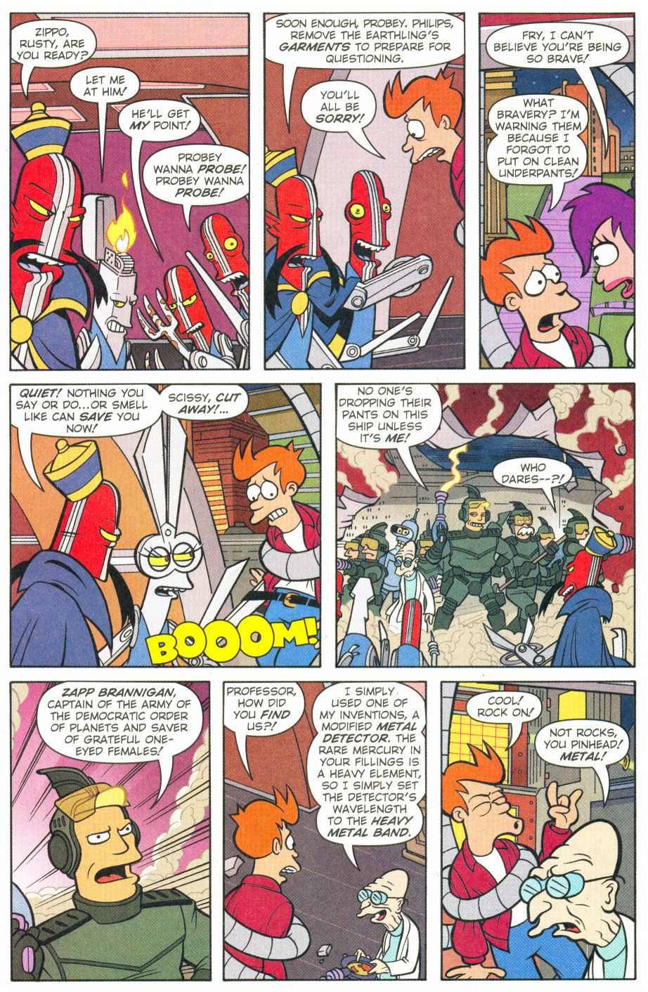 Read online Futurama Comics comic -  Issue #21 - 22