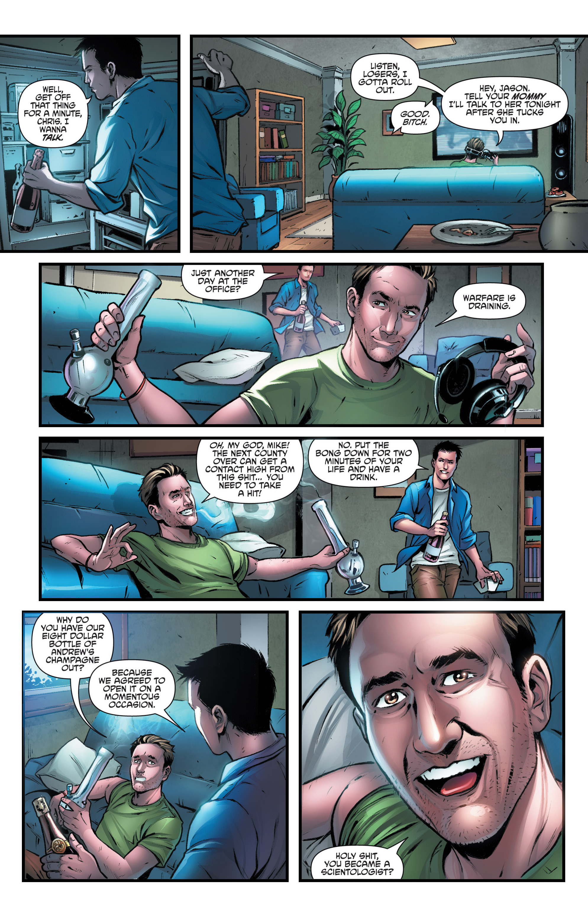 Read online Hollywood Zombie Apocalypse comic -  Issue #1 - 4
