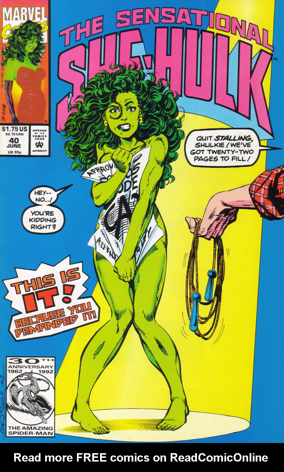 Read online The Sensational She-Hulk comic -  Issue #40 - 1