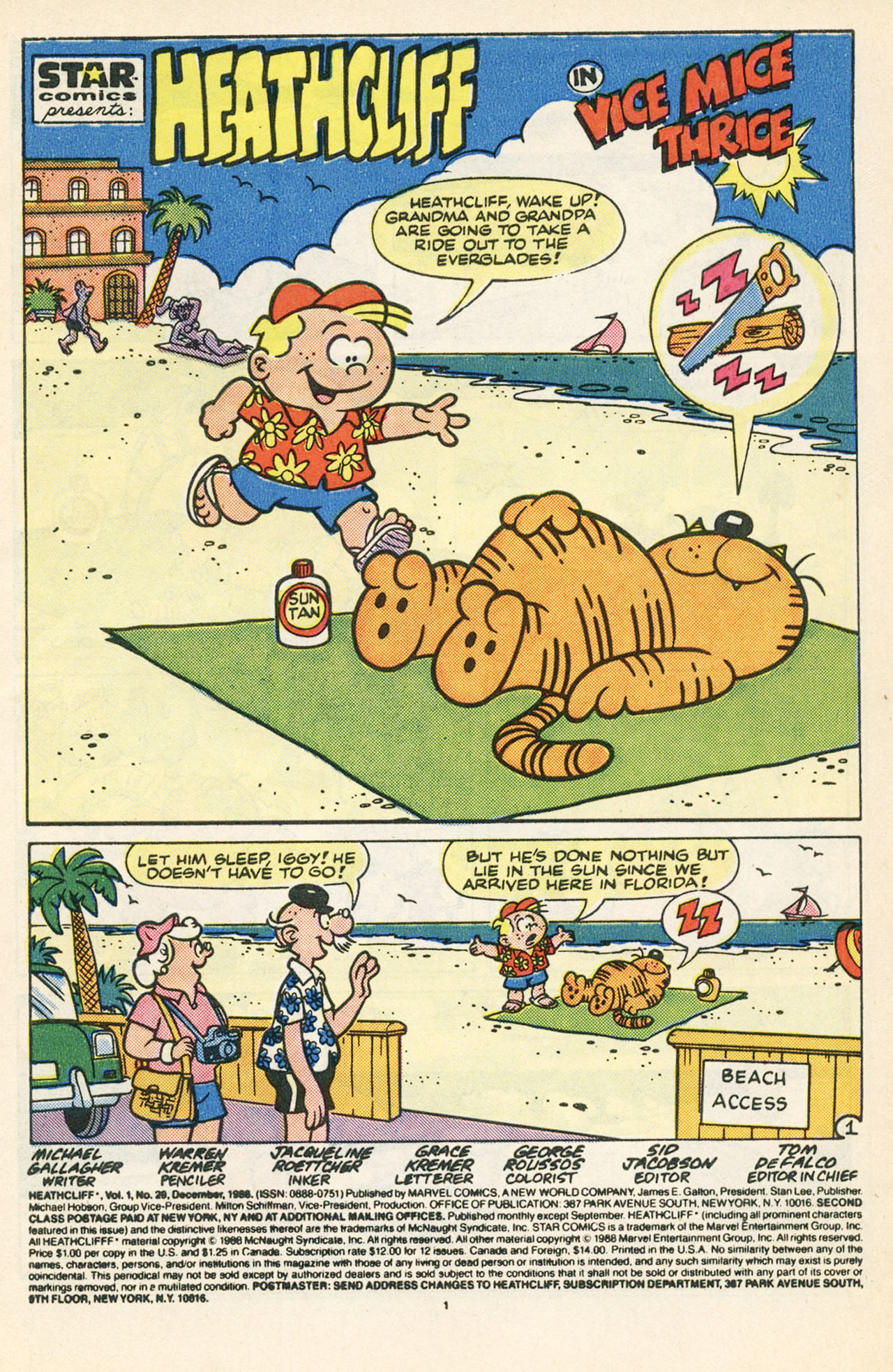 Read online Heathcliff comic -  Issue #29 - 3