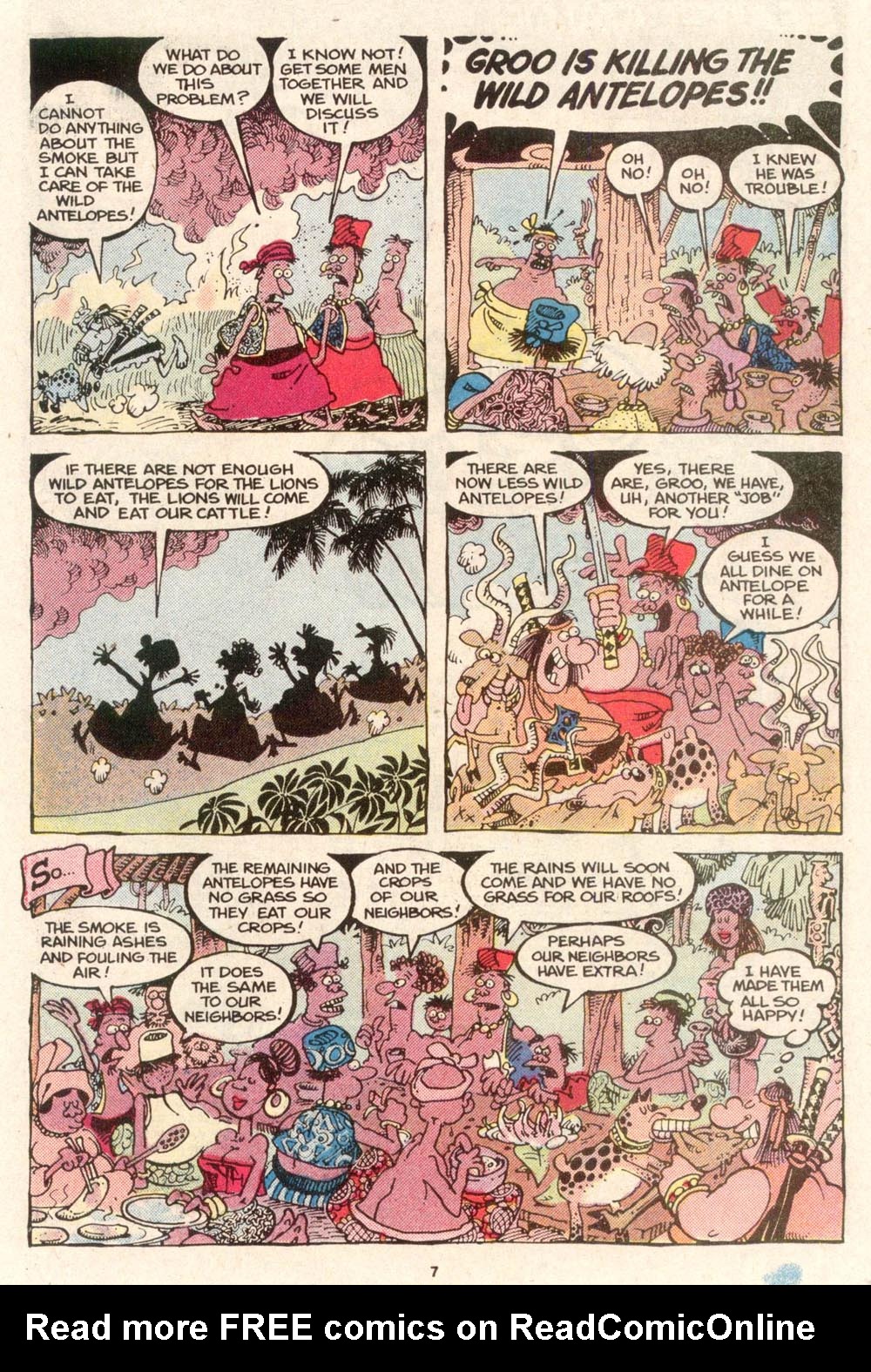 Read online Sergio Aragonés Groo the Wanderer comic -  Issue #55 - 7