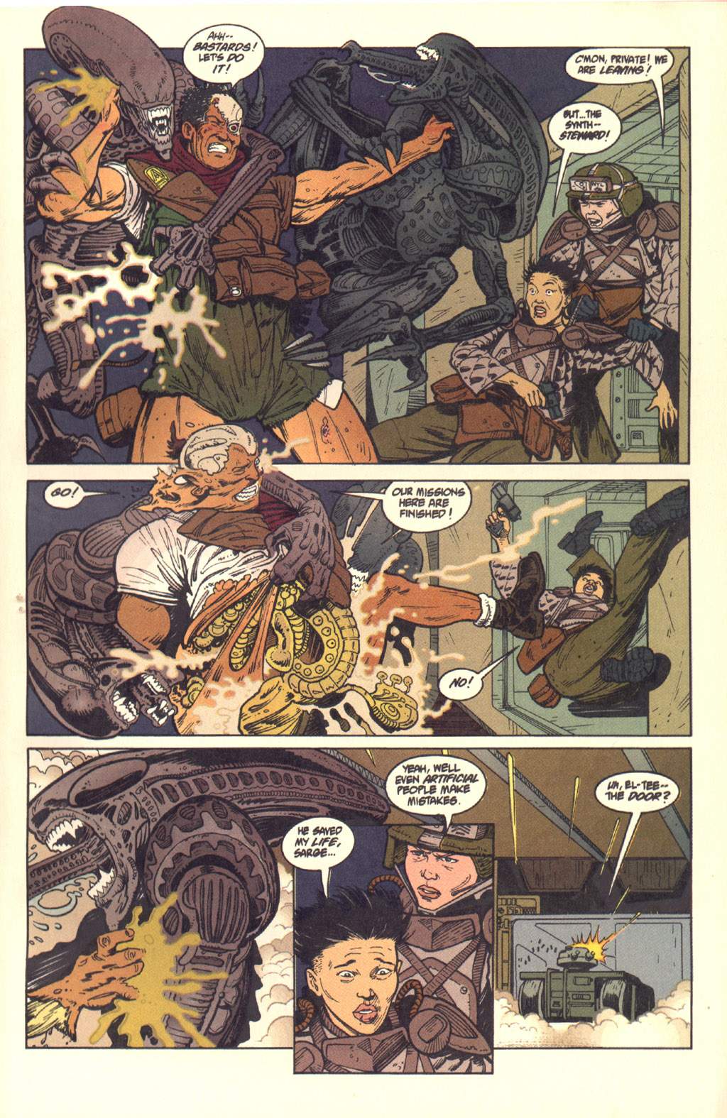 Read online Aliens: Colonial Marines comic -  Issue #7 - 22