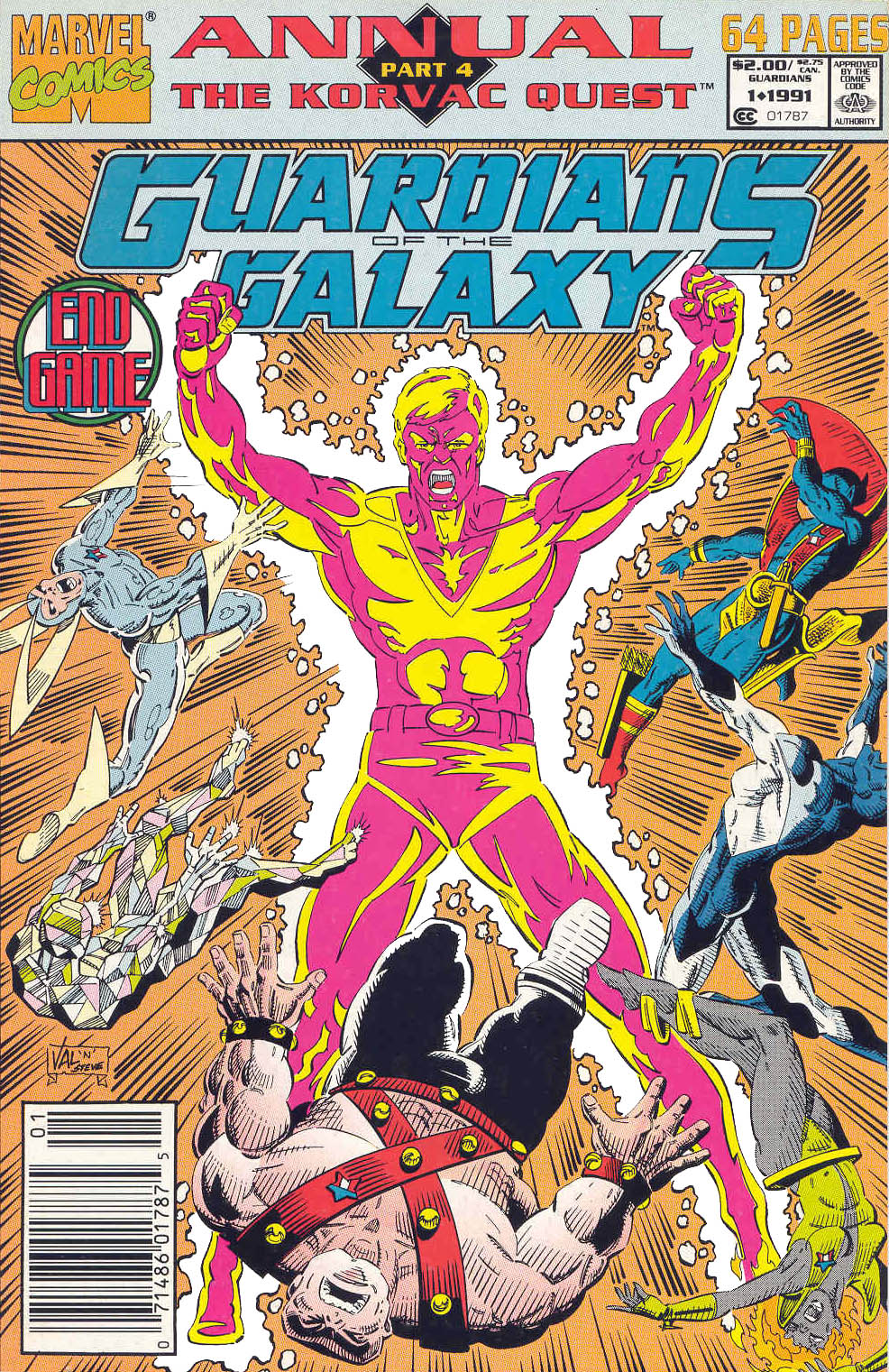 Read online Guardians of the Galaxy (1990) comic -  Issue # _Annual 1 - 1