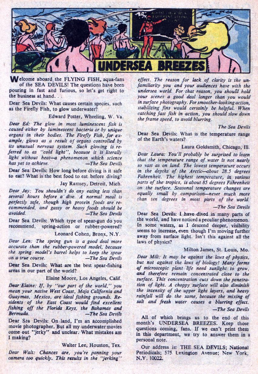 Read online Sea Devils comic -  Issue #34 - 35