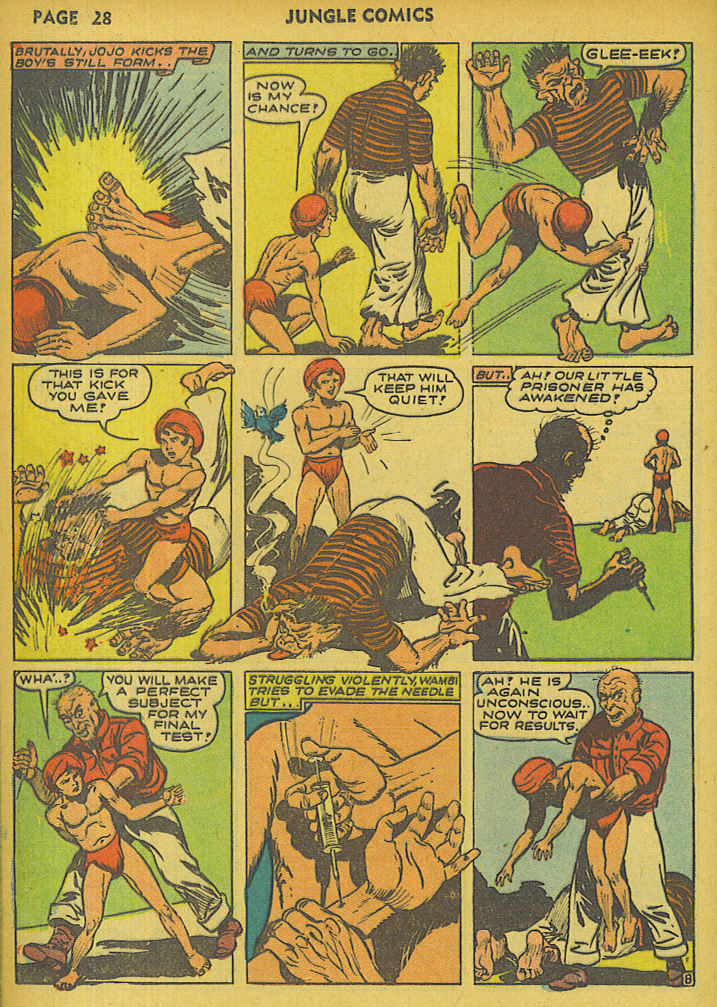 Read online Jungle Comics comic -  Issue #30 - 32