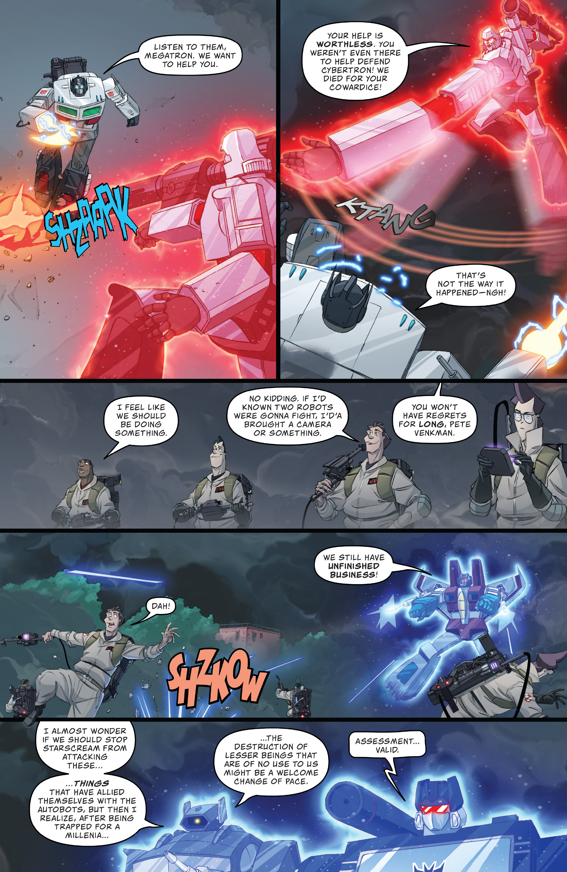 Read online Transformers/Ghostbusters comic -  Issue #5 - 7