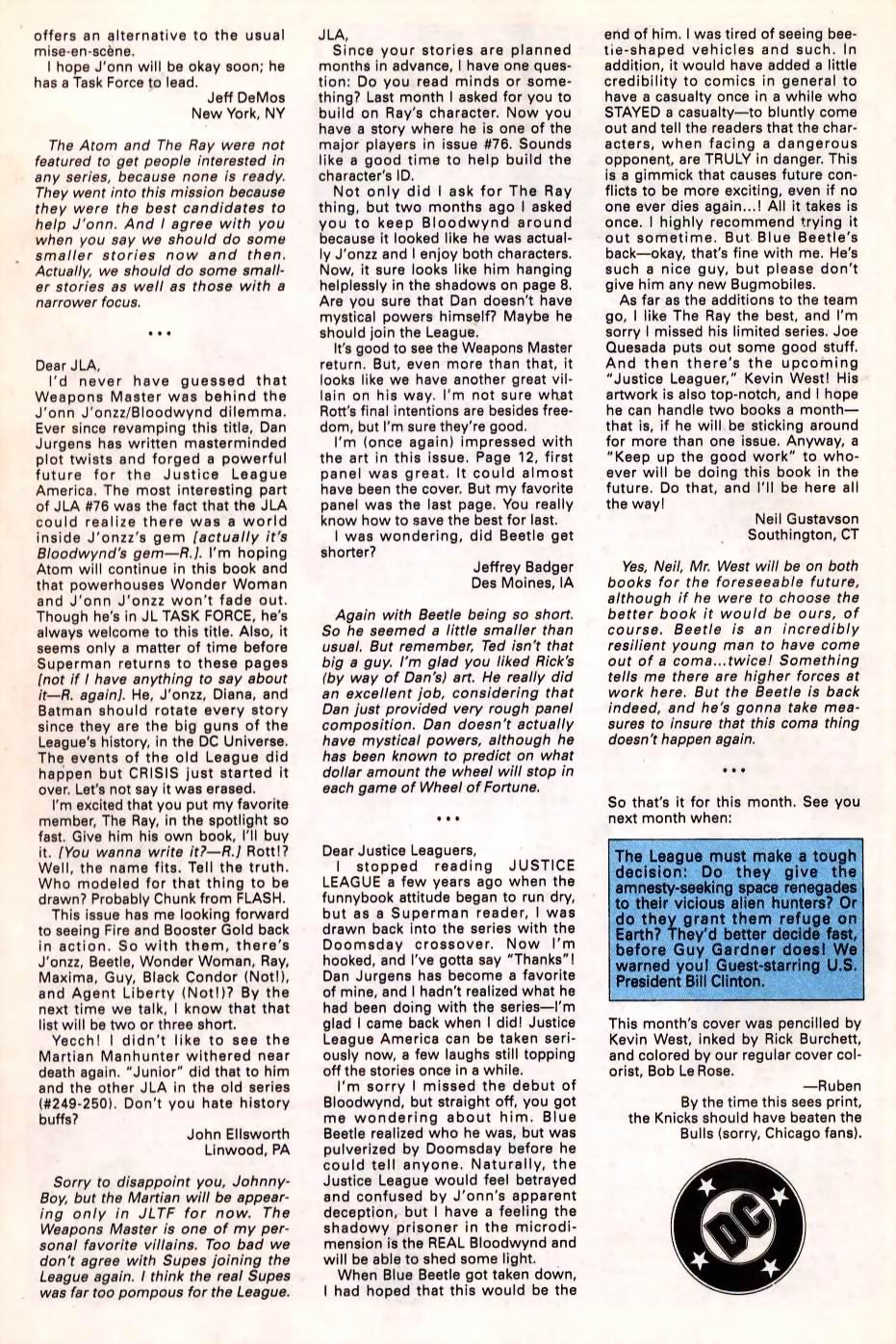 Read online Justice League America comic -  Issue #81 - 25