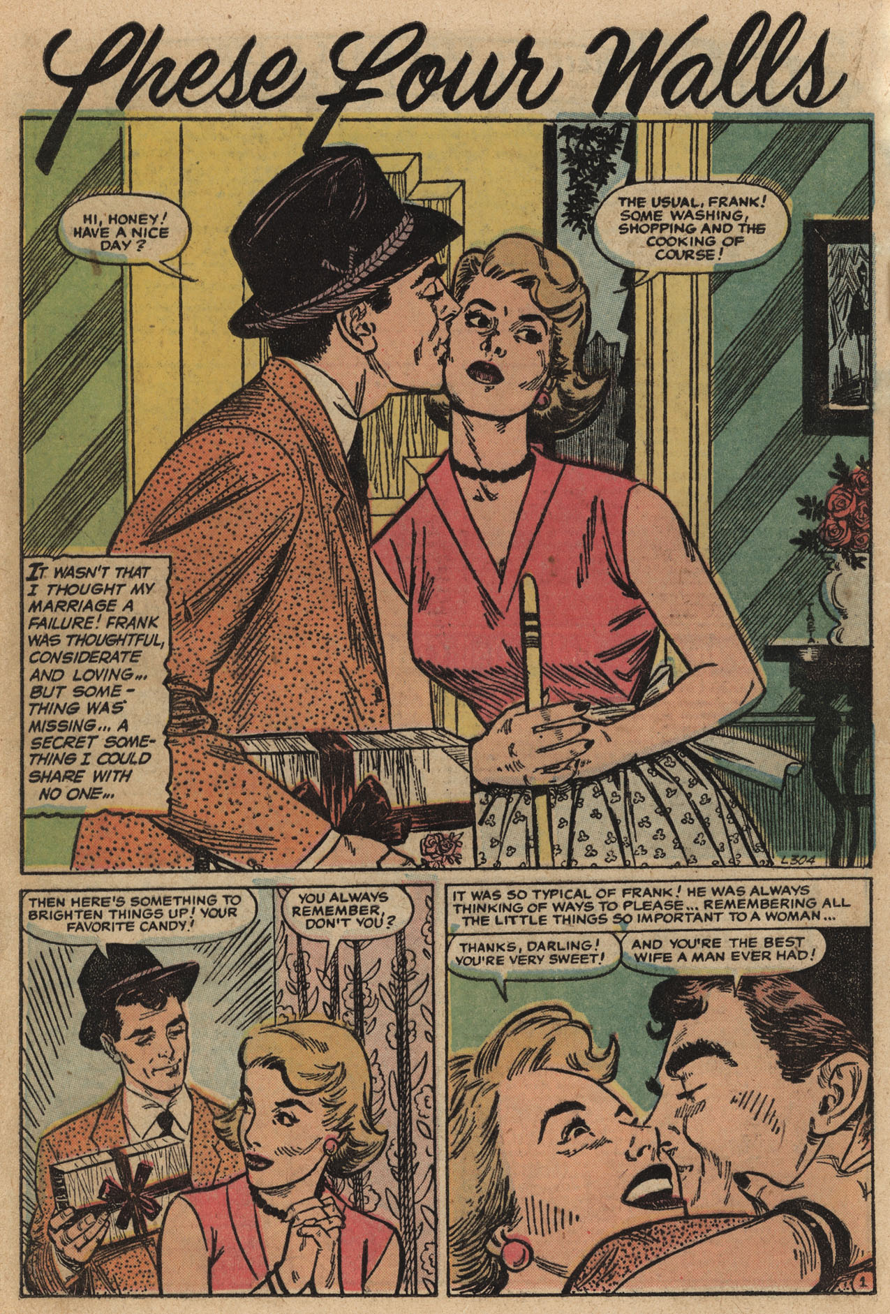 Read online Love Romances comic -  Issue #66 - 16