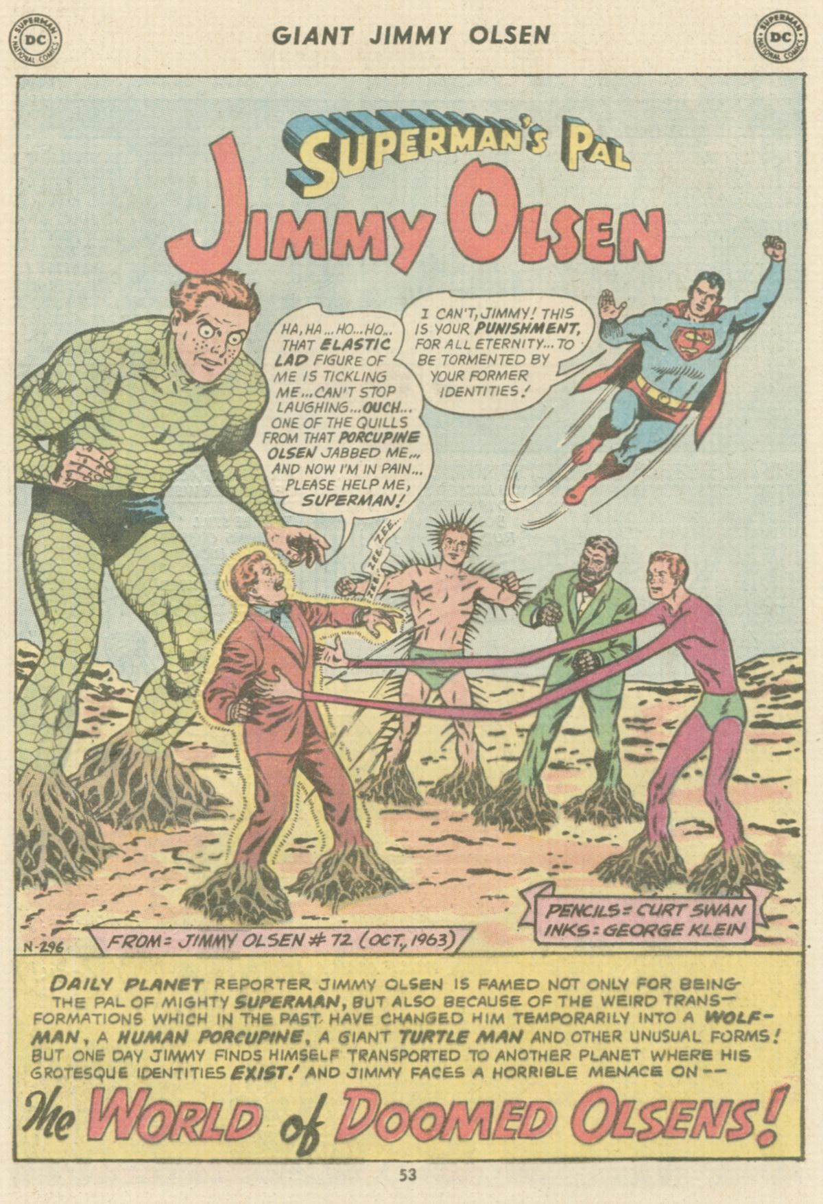 Read online Superman's Pal Jimmy Olsen comic -  Issue #140 - 55