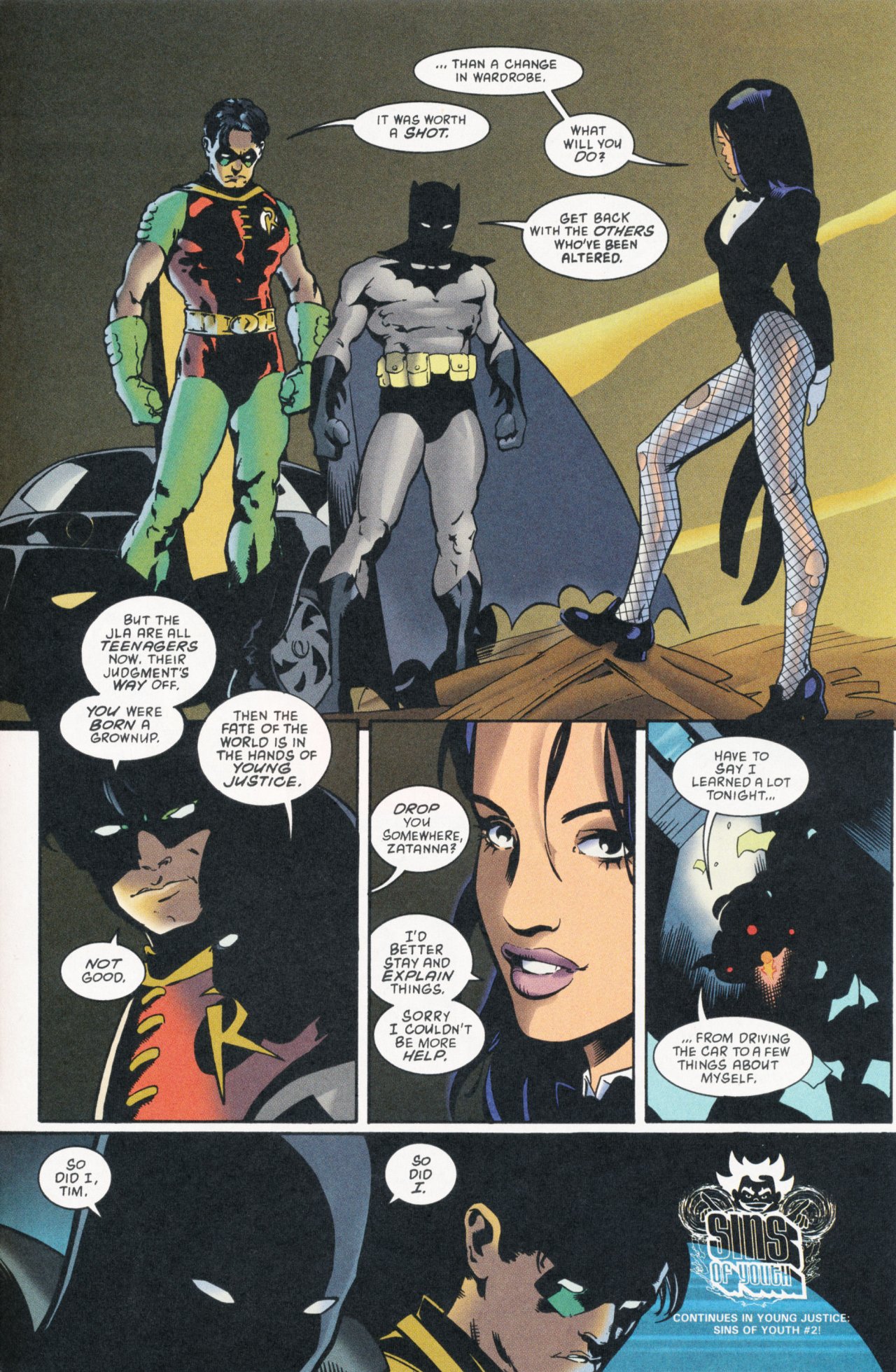 Read online Sins of Youth comic -  Issue # Batboy and Robin - 34