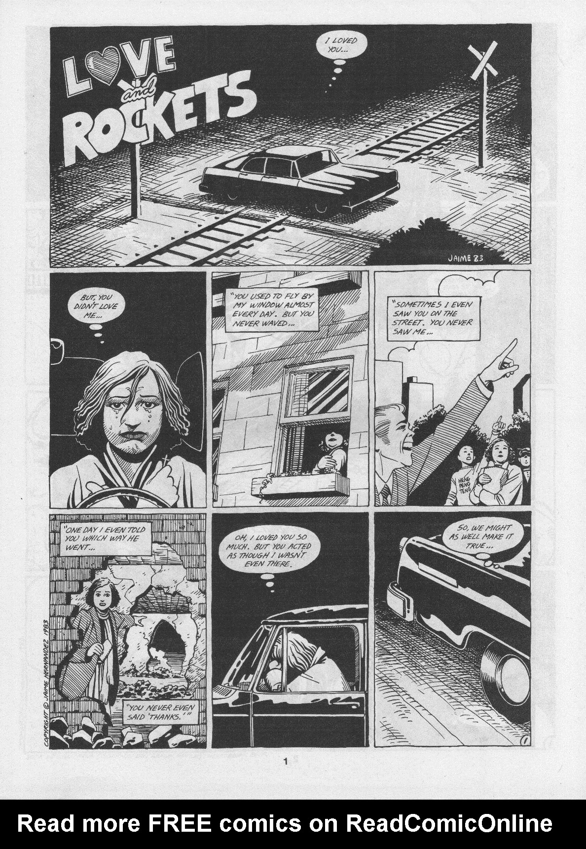 Read online Love and Rockets (1982) comic -  Issue #3 - 3