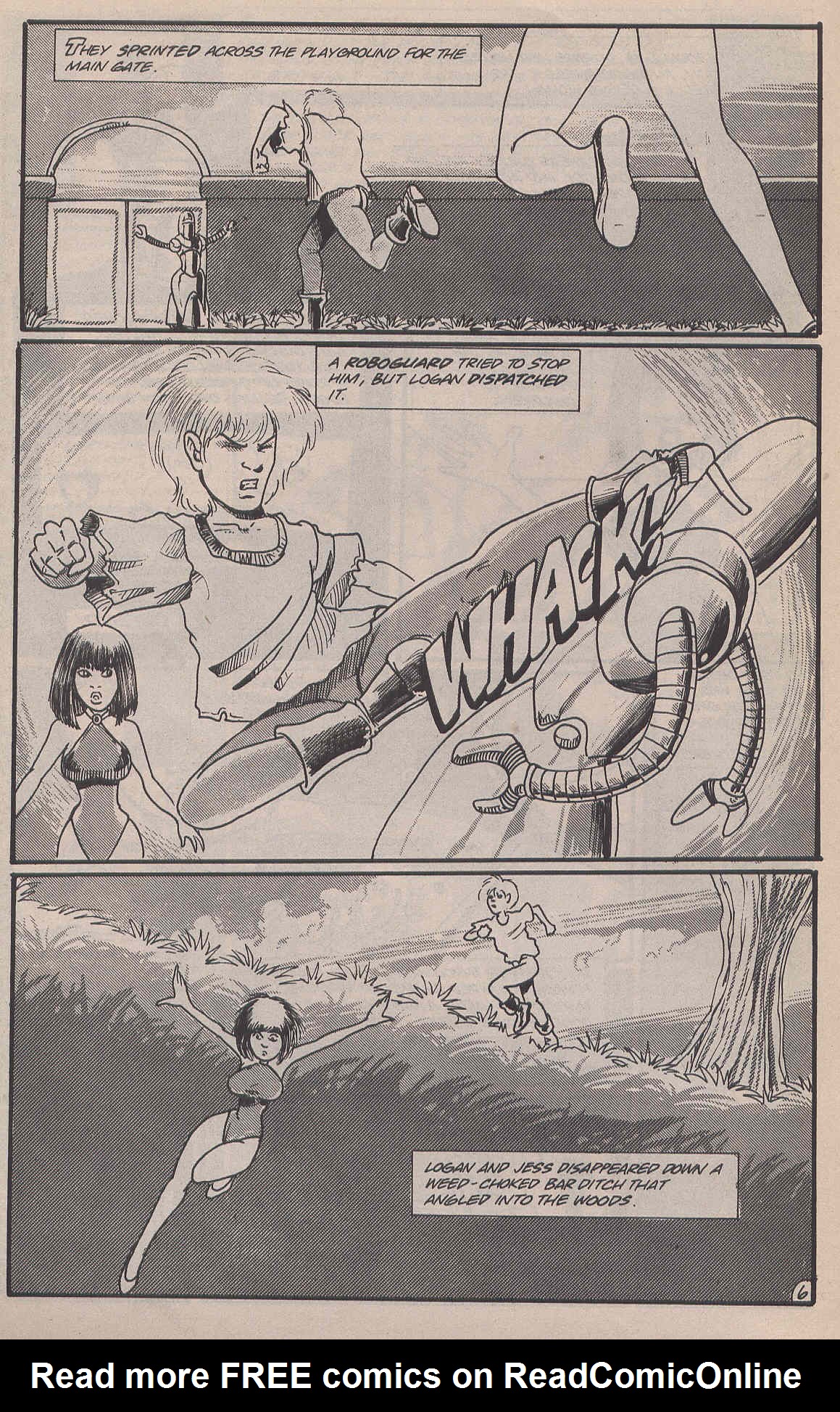 Read online Logan's Run (1990) comic -  Issue #5 - 8