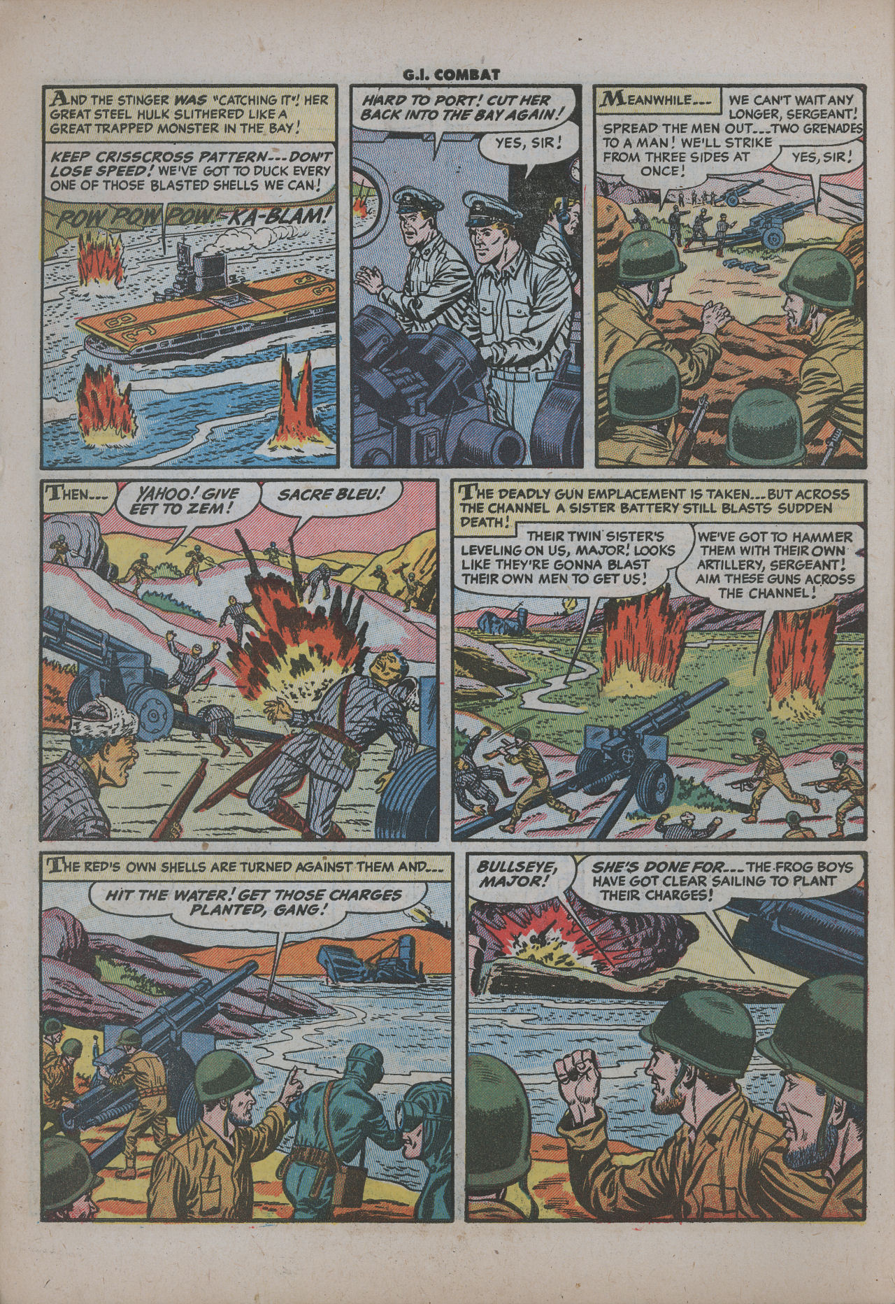 Read online G.I. Combat (1952) comic -  Issue #22 - 10