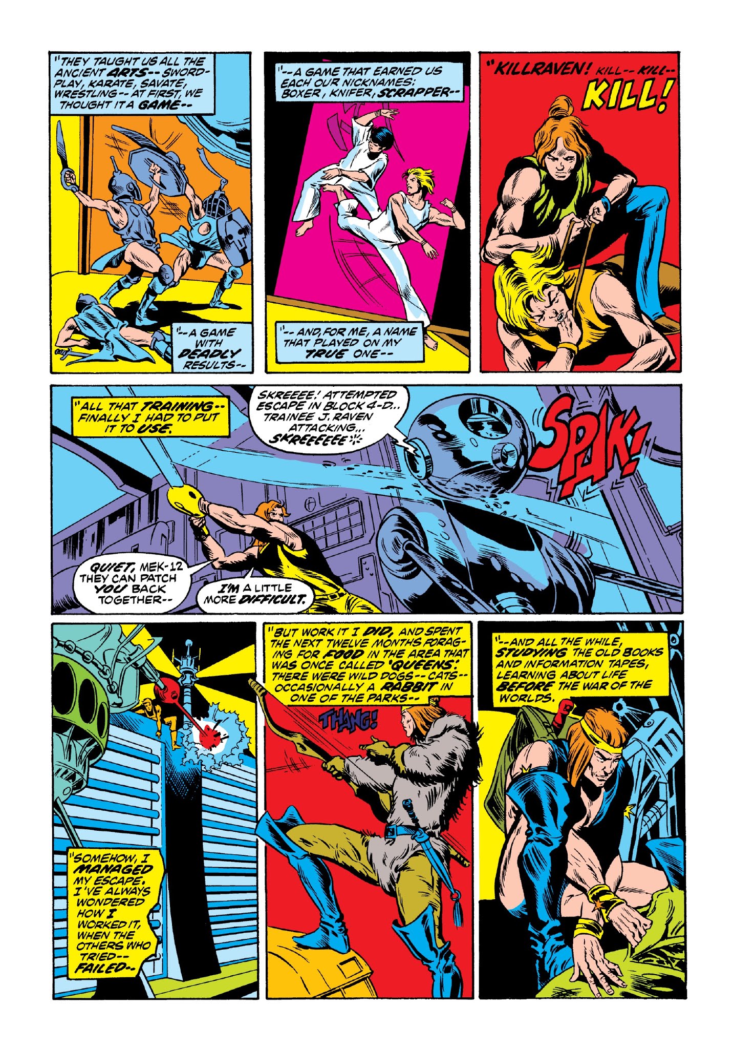 Read online Marvel Masterworks: Killraven comic -  Issue # TPB 1 (Part 1) - 29