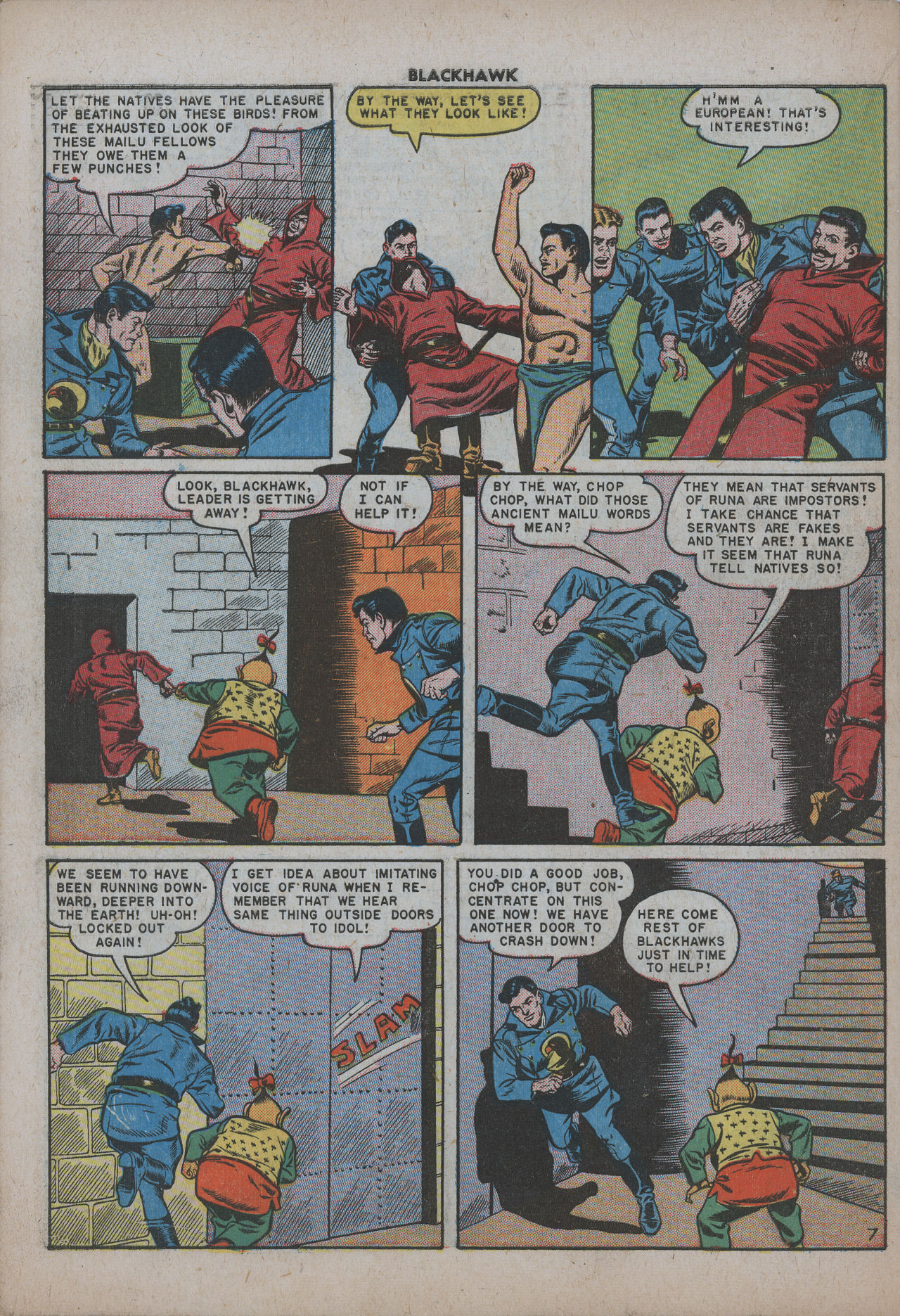 Read online Blackhawk (1957) comic -  Issue #34 - 49