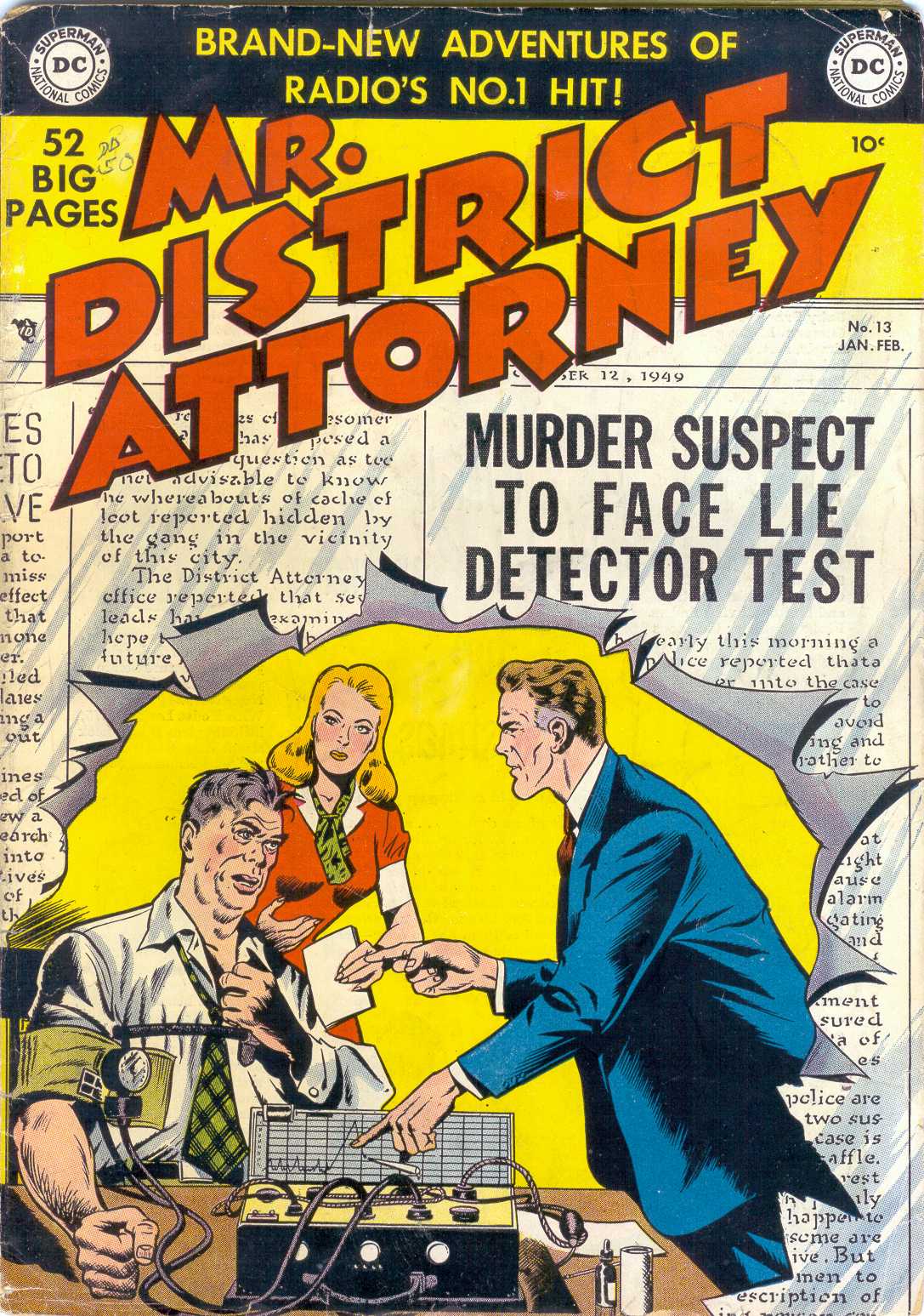 Read online Mr. District Attorney comic -  Issue #13 - 1