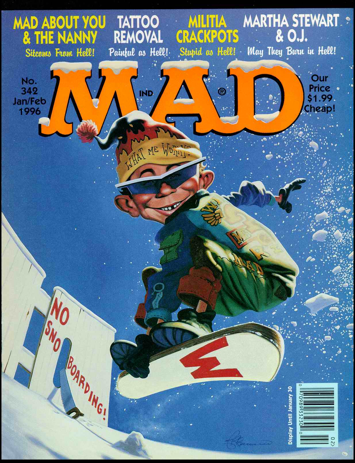 Read online MAD comic -  Issue #342 - 1