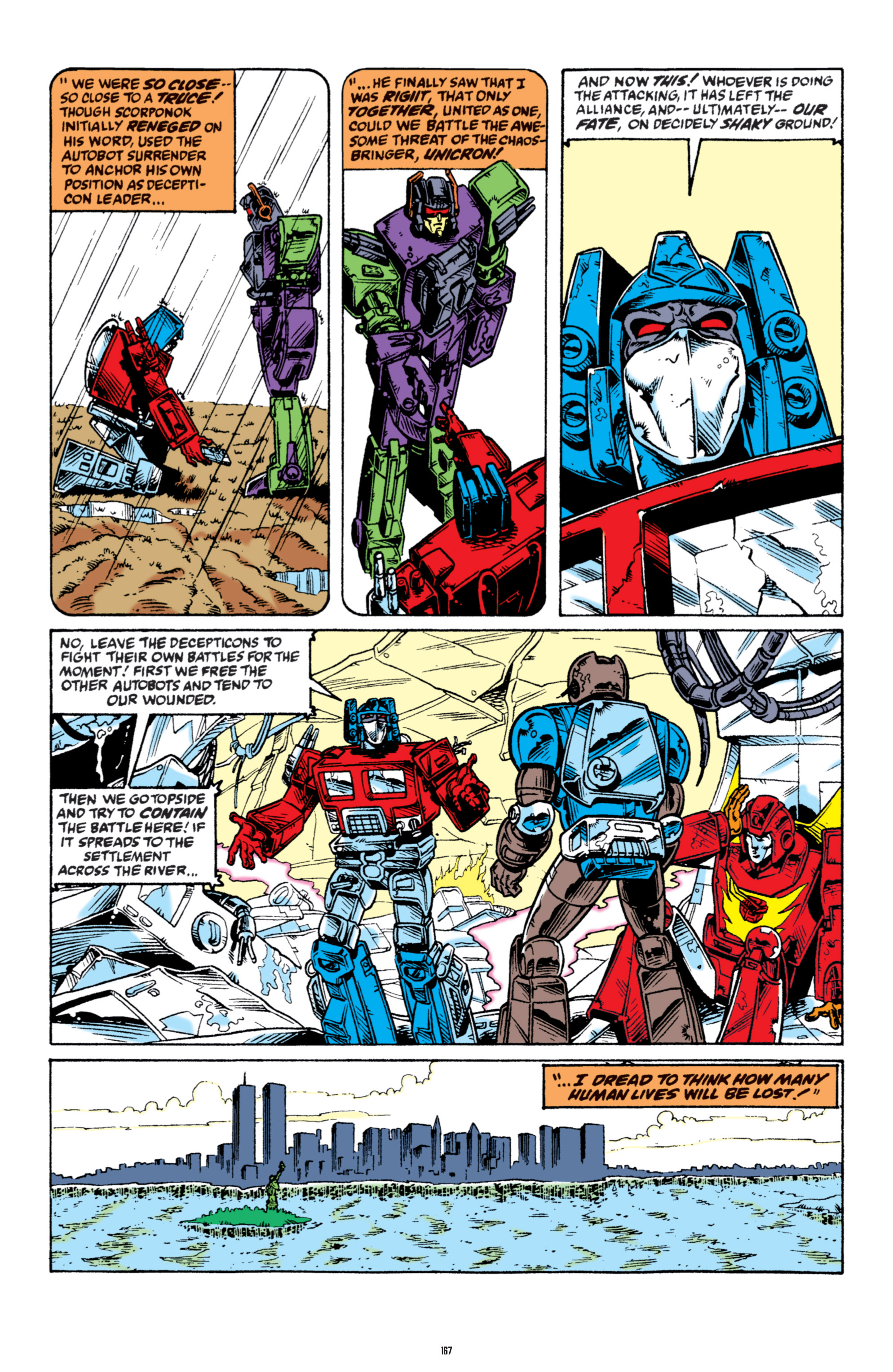 Read online The Transformers Classics comic -  Issue # TPB 6 - 167