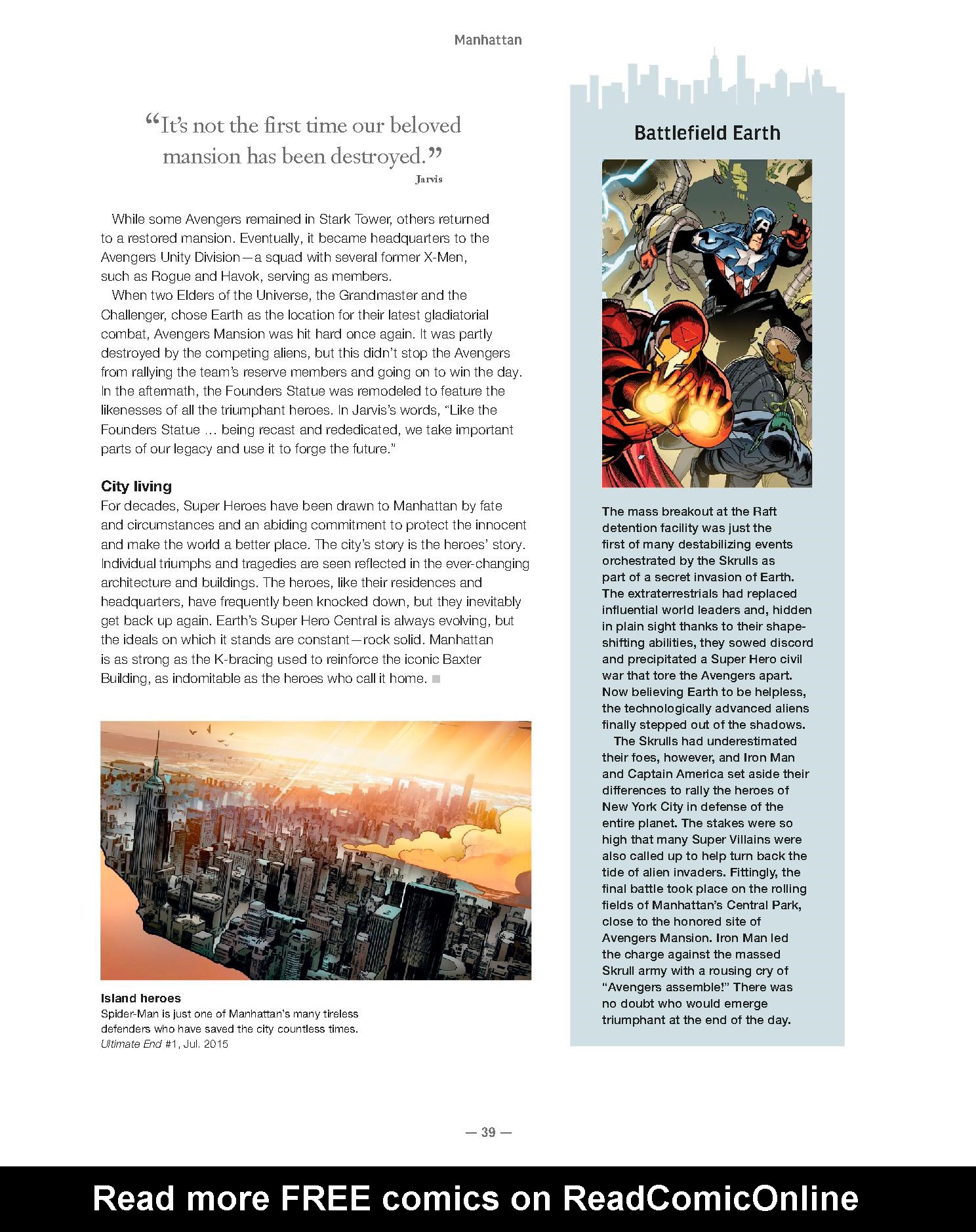 Read online Marvel Universe Map By Map: James Hill comic -  Issue # TPB (Part 1) - 39