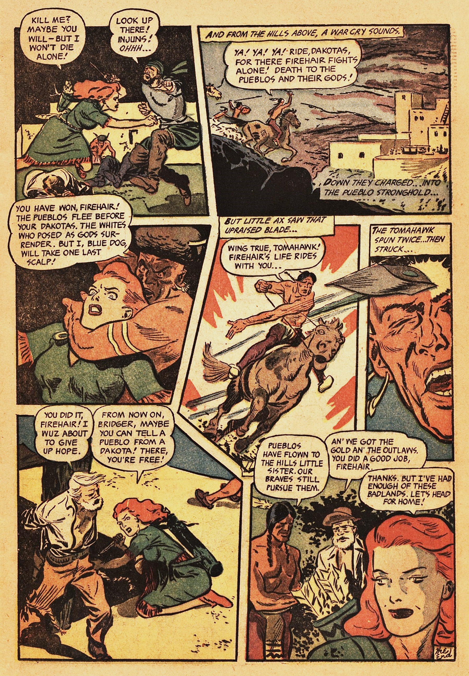 Read online Firehair (1951) comic -  Issue #11 - 13