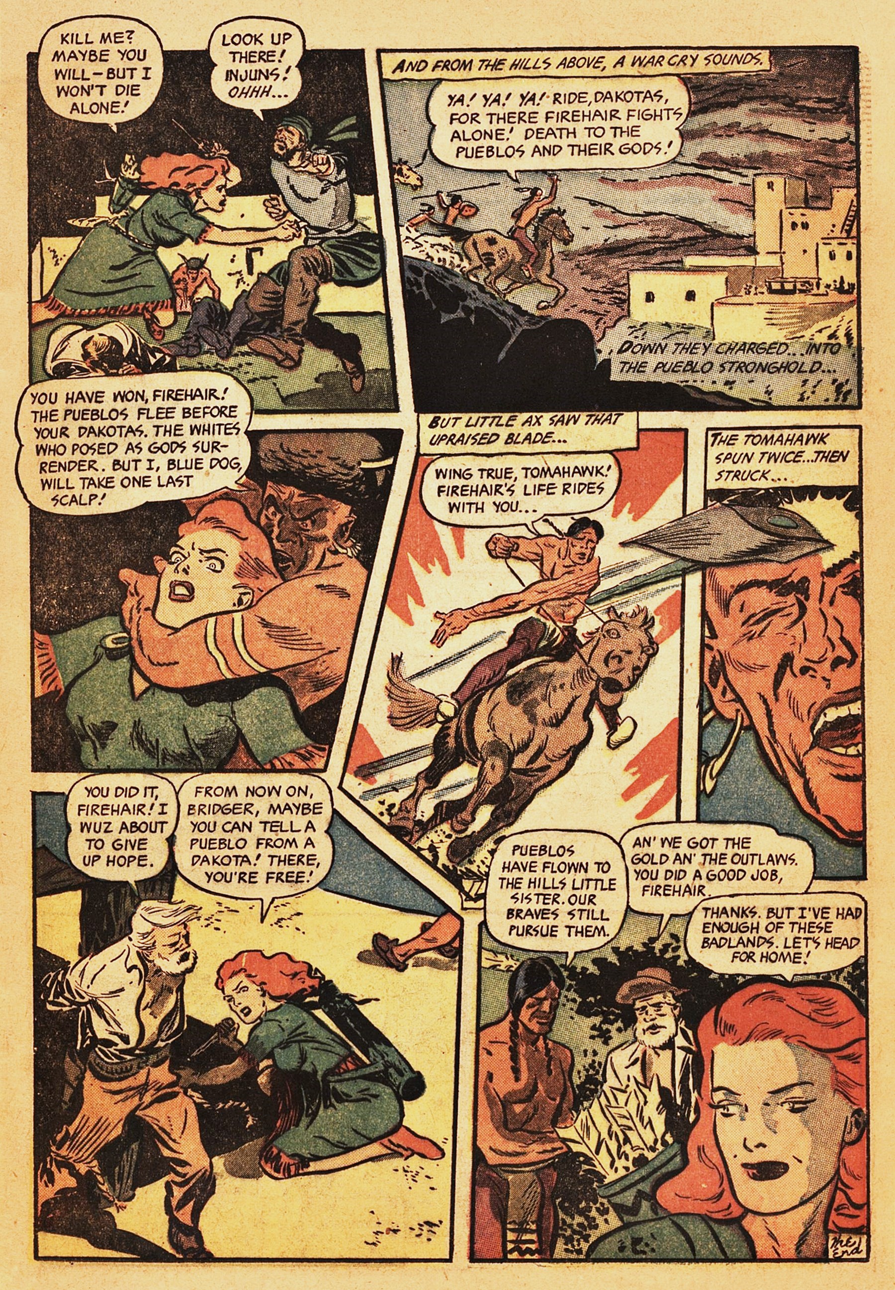 Read online Firehair (1951) comic -  Issue #11 - 13