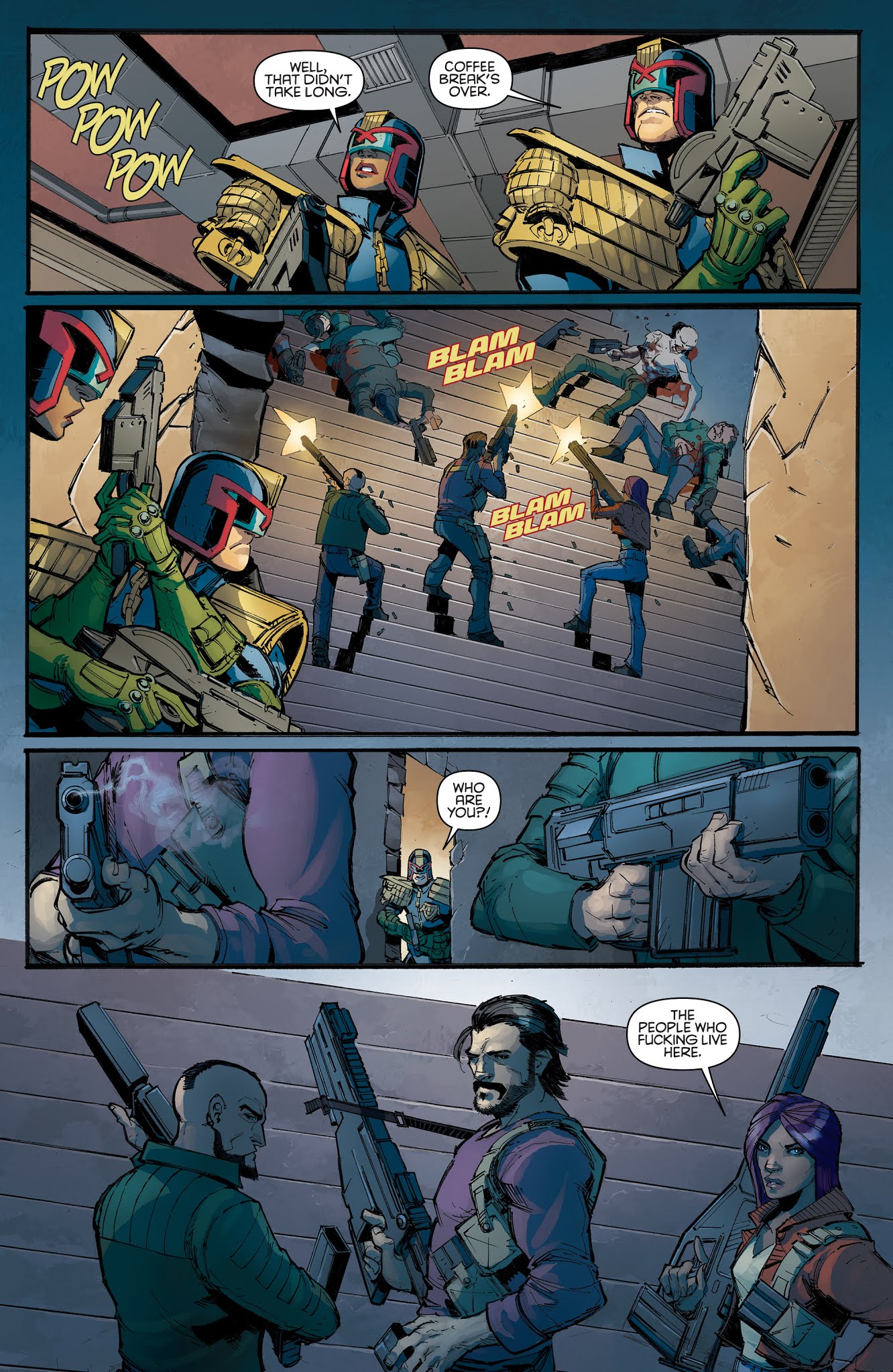 Read online Judge Dredd: Under Siege comic -  Issue #1 - 19