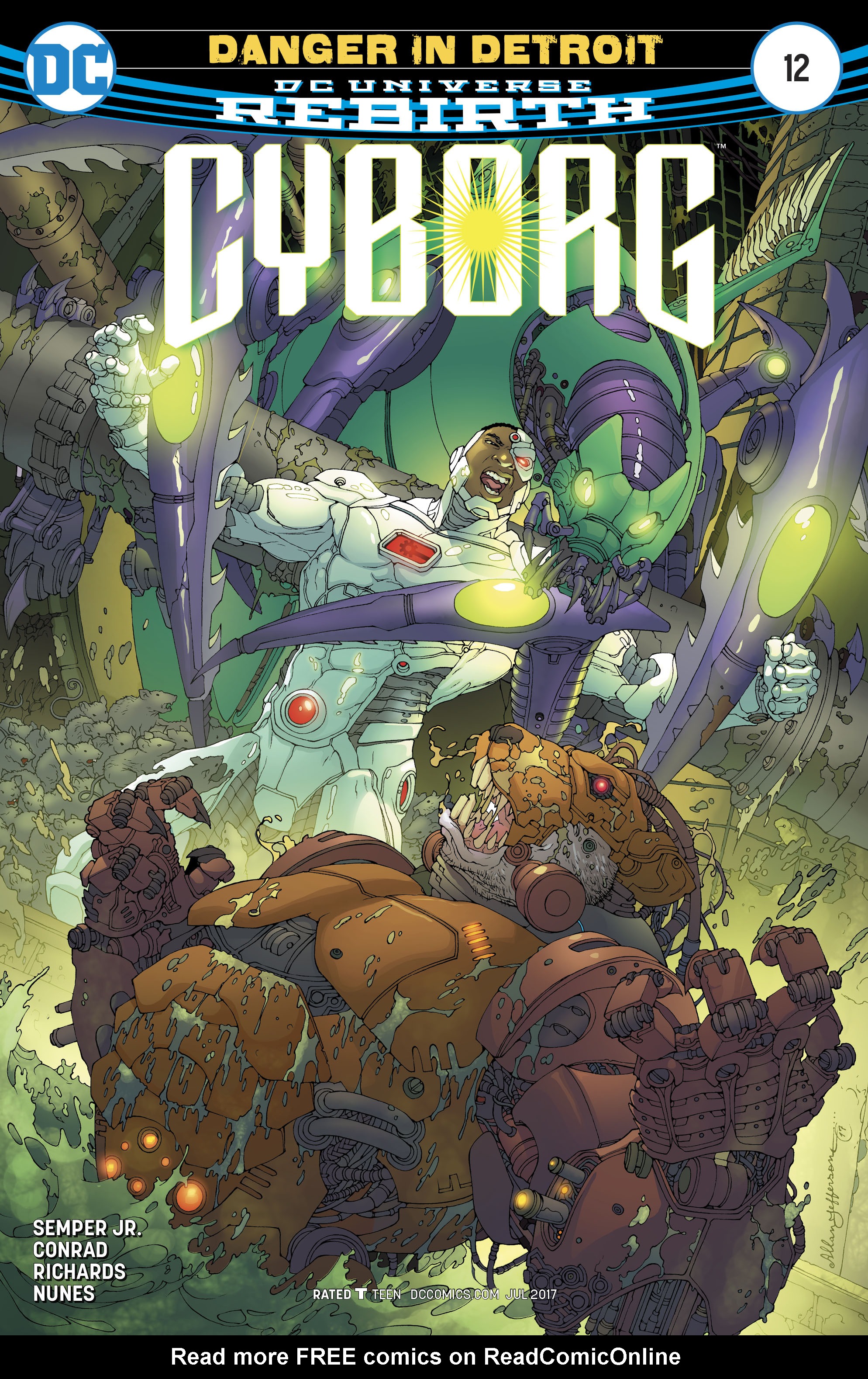 Read online Cyborg (2016) comic -  Issue #12 - 1