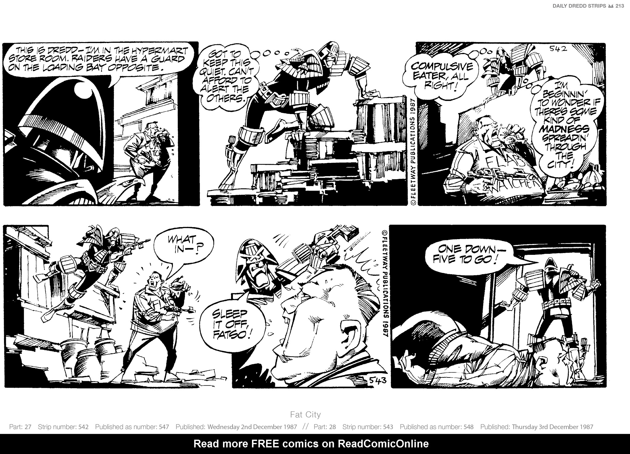 Read online Judge Dredd: The Daily Dredds comic -  Issue # TPB 2 - 216