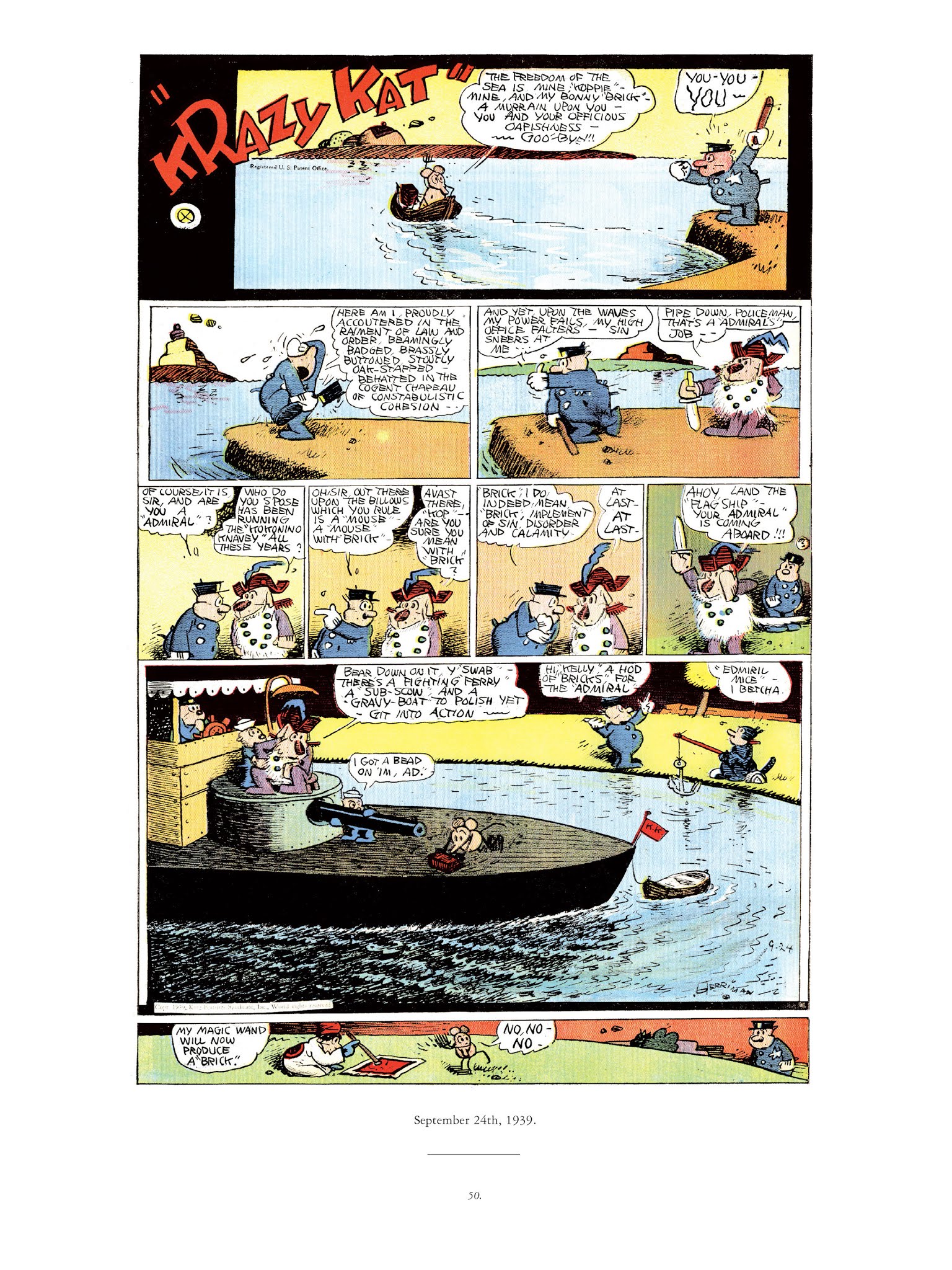 Read online Krazy & Ignatz comic -  Issue # TPB 11 - 50