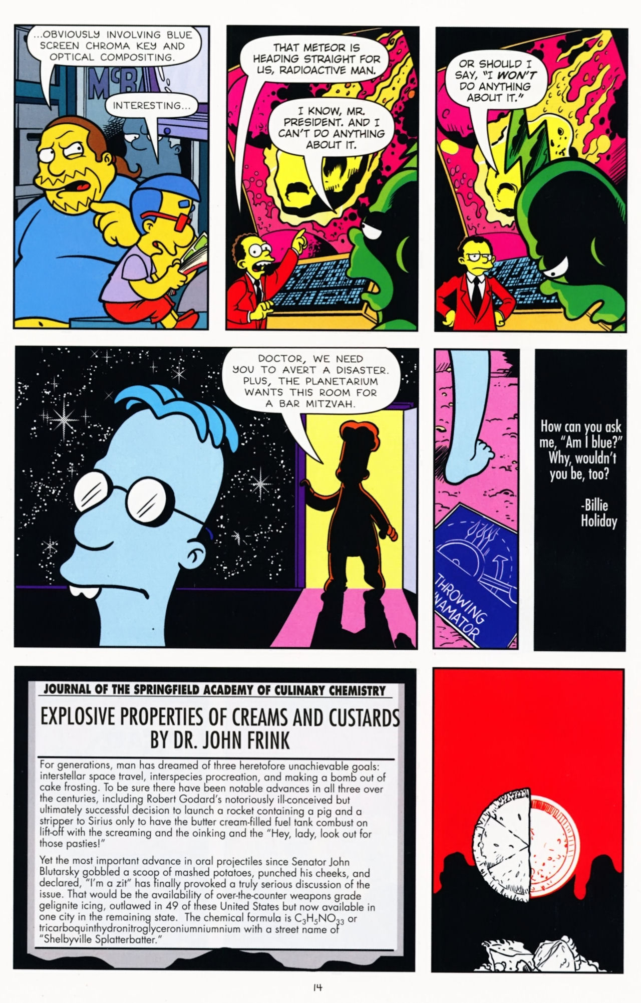 Read online Bongo Comics Presents Simpsons Super Spectacular comic -  Issue #13 - 16