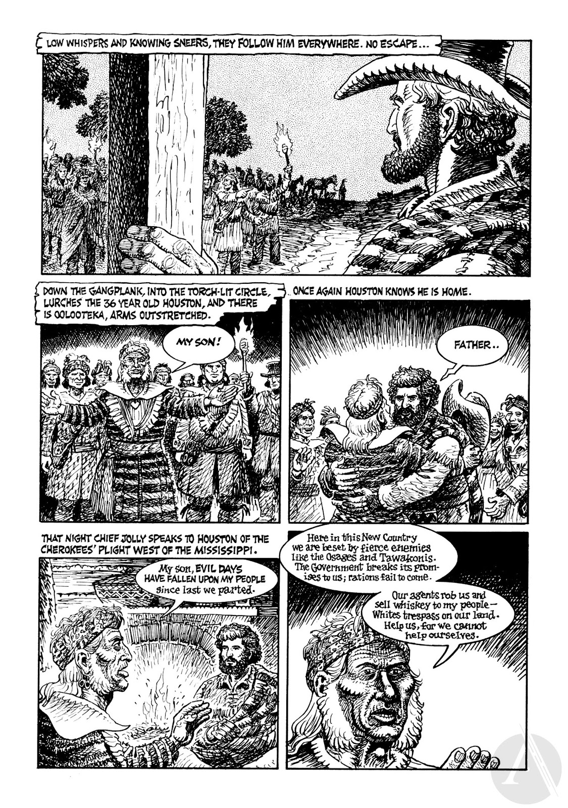 Indian Lover: Sam Houston & the Cherokees issue TPB - Page 46