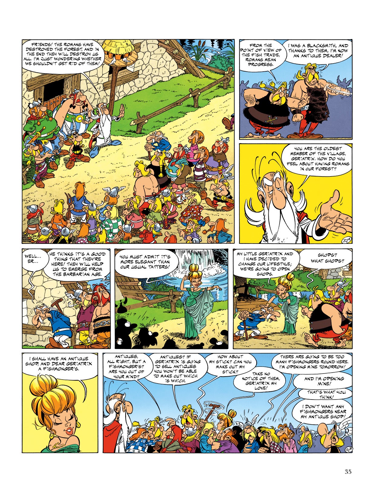 Read online Asterix comic -  Issue #17 - 36