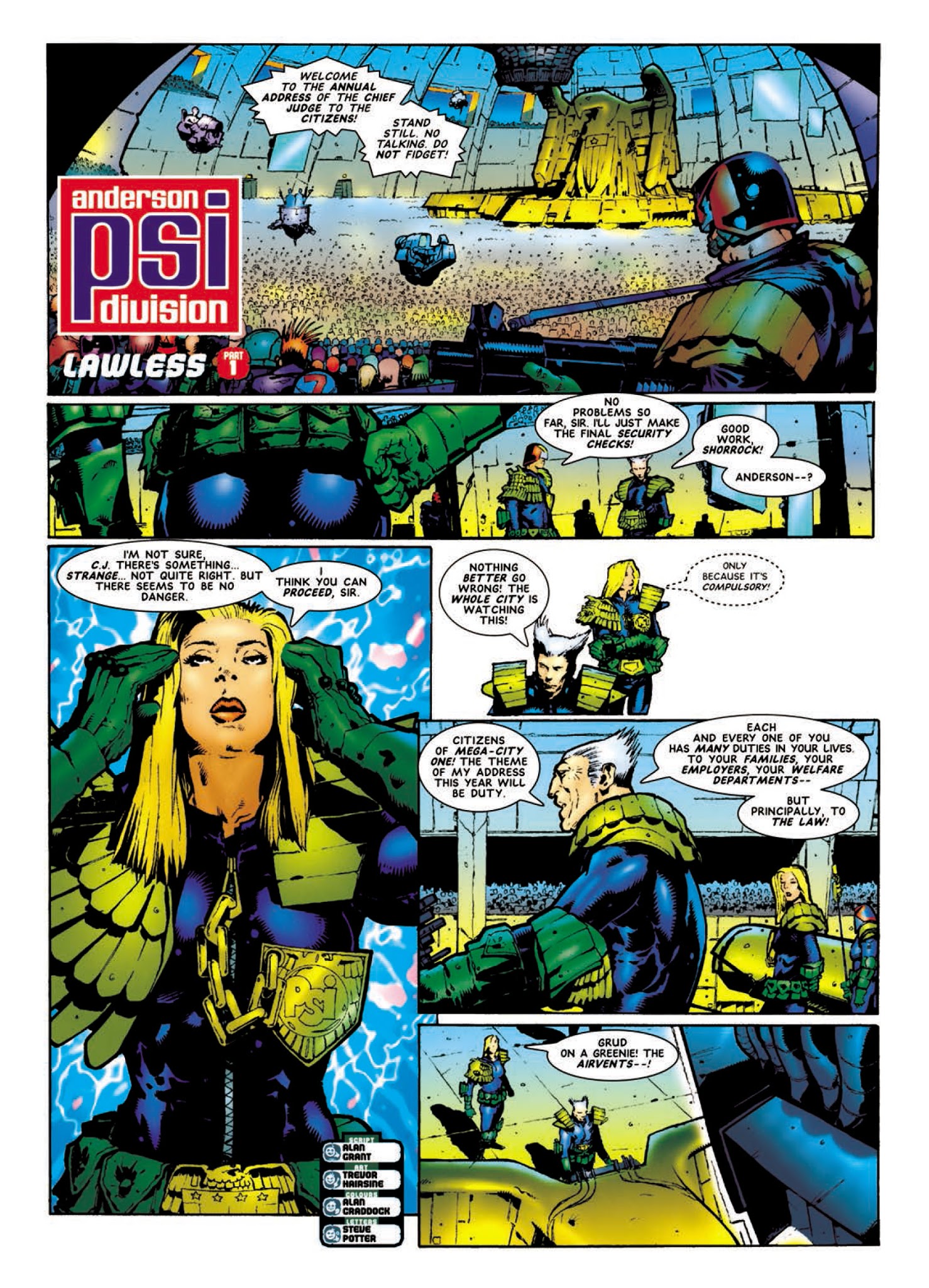 Read online Judge Anderson: The Psi Files comic -  Issue # TPB 3 - 249