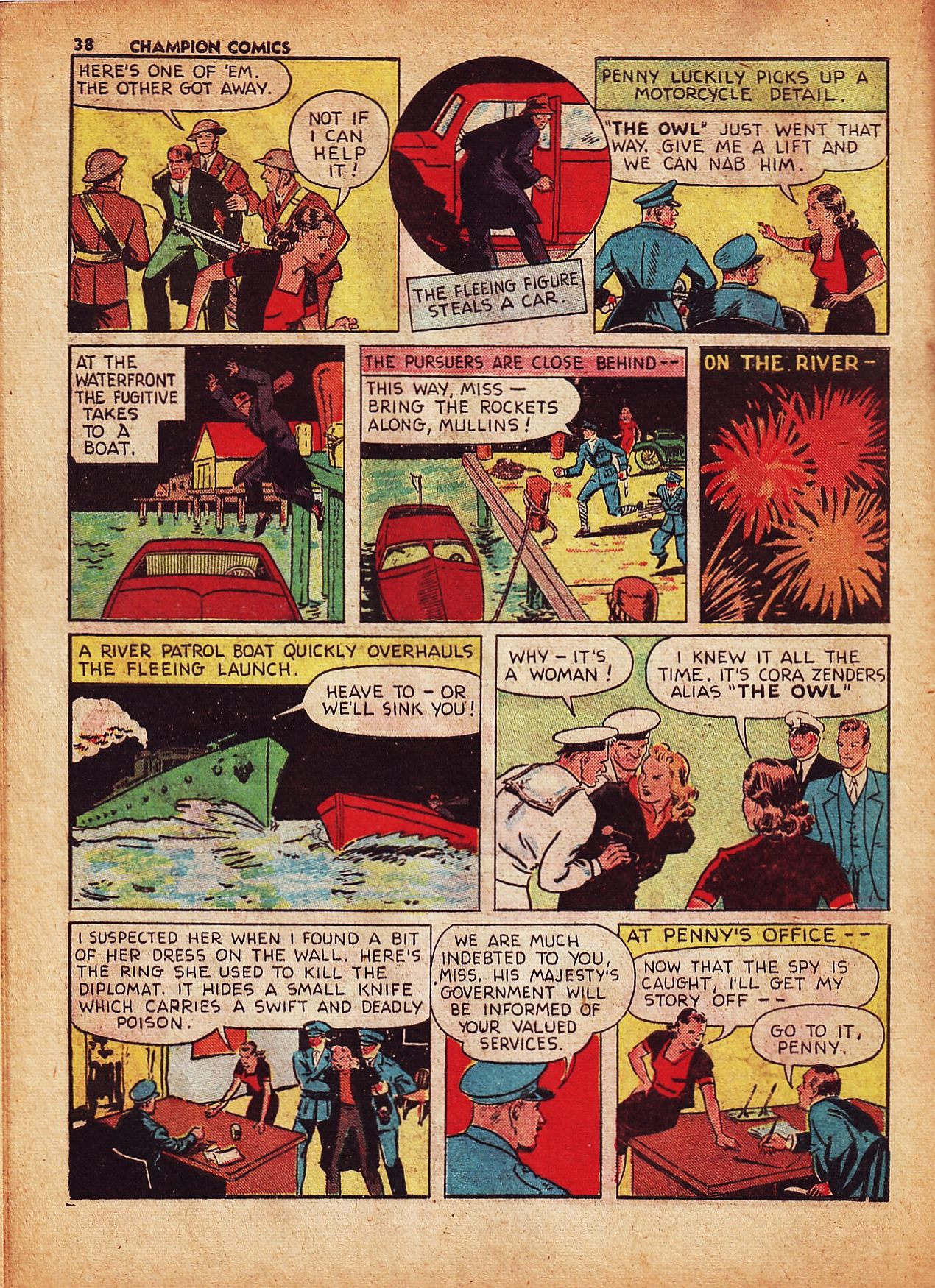 Read online Champion Comics comic -  Issue #5 - 40