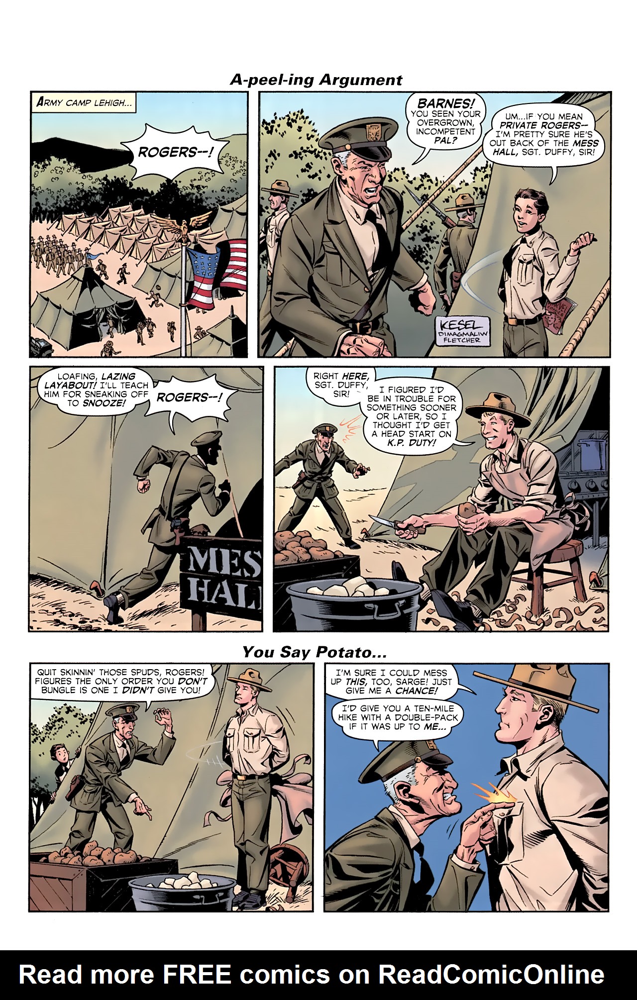 Read online Captain America: The 1940s Newspaper Strip comic -  Issue #1 - 5