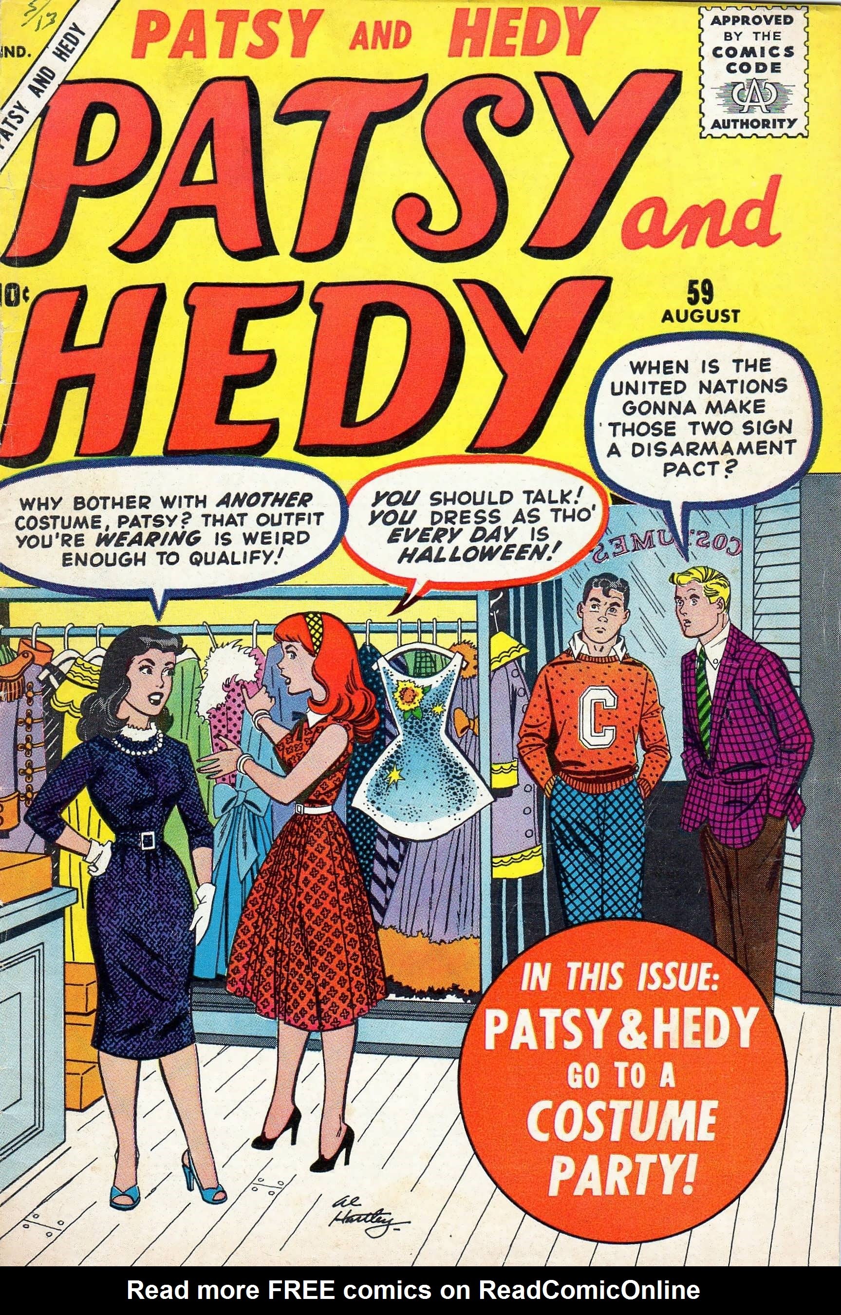 Read online Patsy and Hedy comic -  Issue #59 - 1