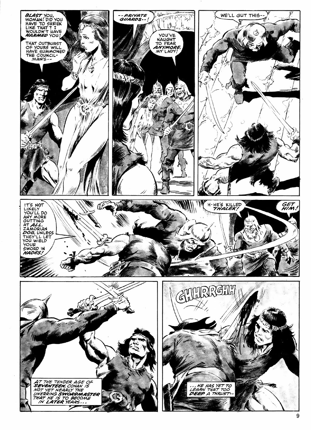Read online The Savage Sword Of Conan comic -  Issue #84 - 9