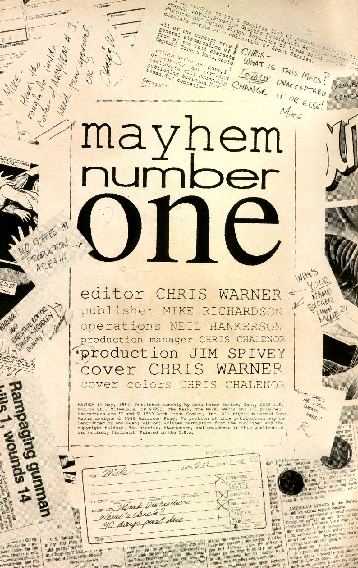 Read online Mayhem comic -  Issue #1 - 2