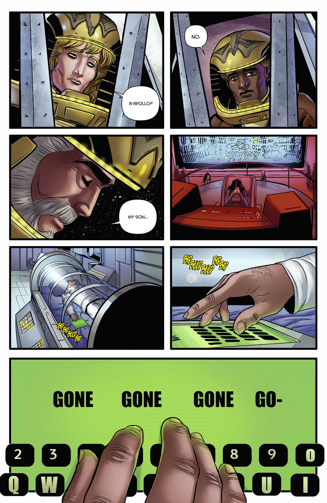 Read online Classic Battlestar Galactica: The Death of Apollo comic -  Issue #6 - 23