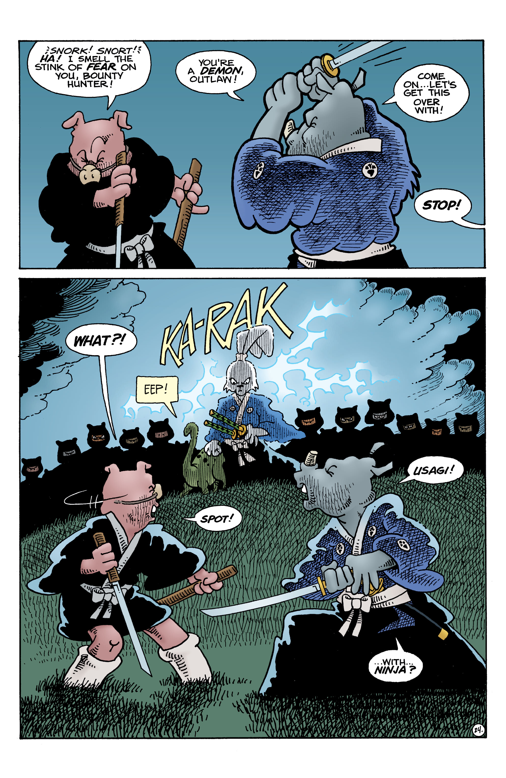 Read online Usagi Yojimbo: The Dragon Bellow Conspiracy comic -  Issue #4 - 26