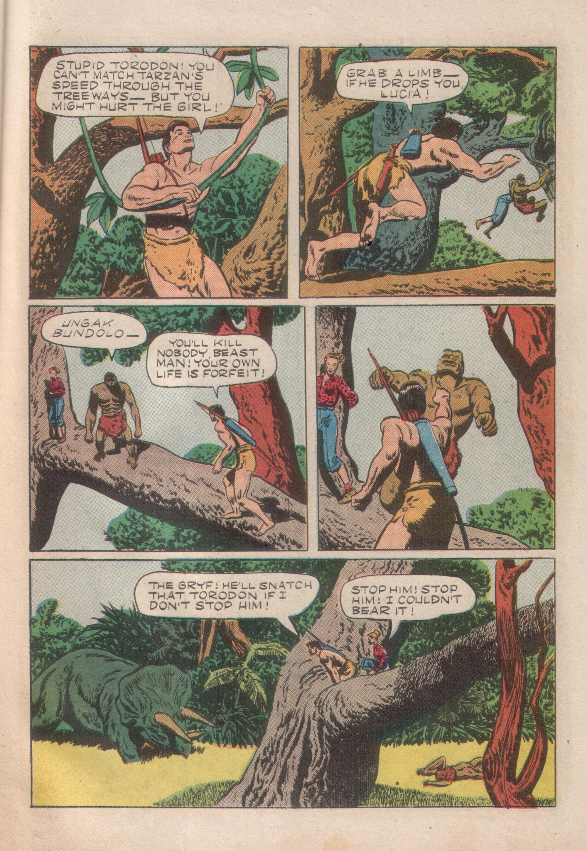 Read online Tarzan (1948) comic -  Issue #41 - 15